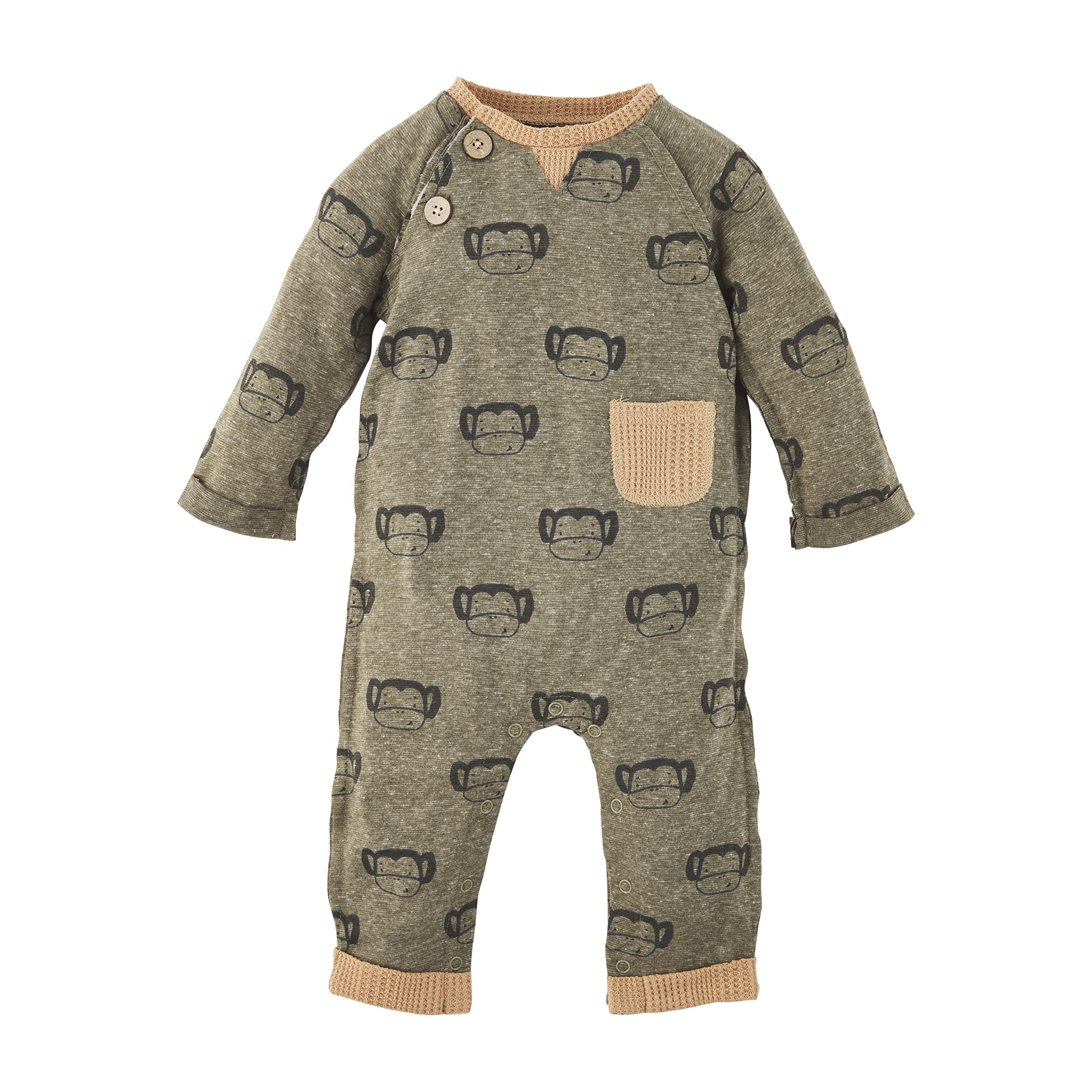 Adorable Monkey Bodysuit for Baby Boys | Soft Cotton Infant Onesie | Perfect for Playtime, Photo Shoots & Everyday Wear