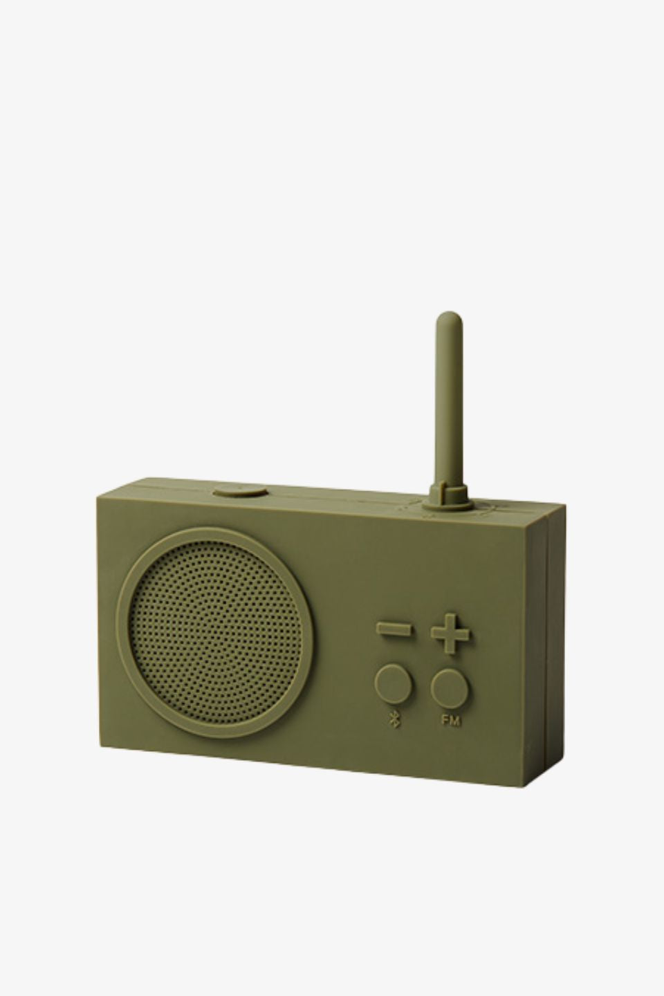 Wireless Bluetooth Speaker with FM Radio, Portable Outdoor Speaker for Camping, Beach, and Travel - Khaki Color