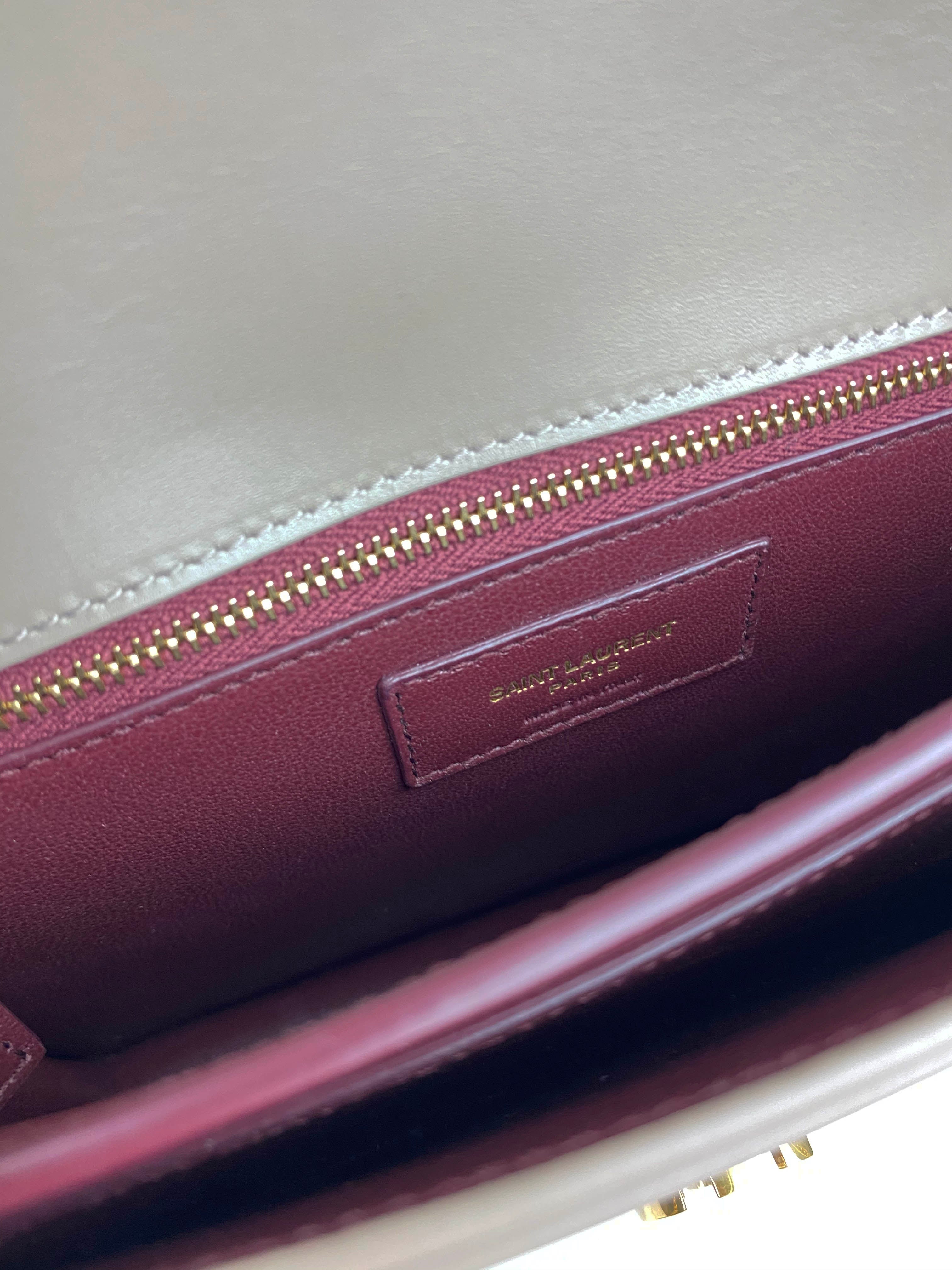 Saint Laurent Cassandra Monogram Clasp Bag in Box Leather - Luxury Designer Handbag for Women, Perfect for Evening Parties & Special Occasions