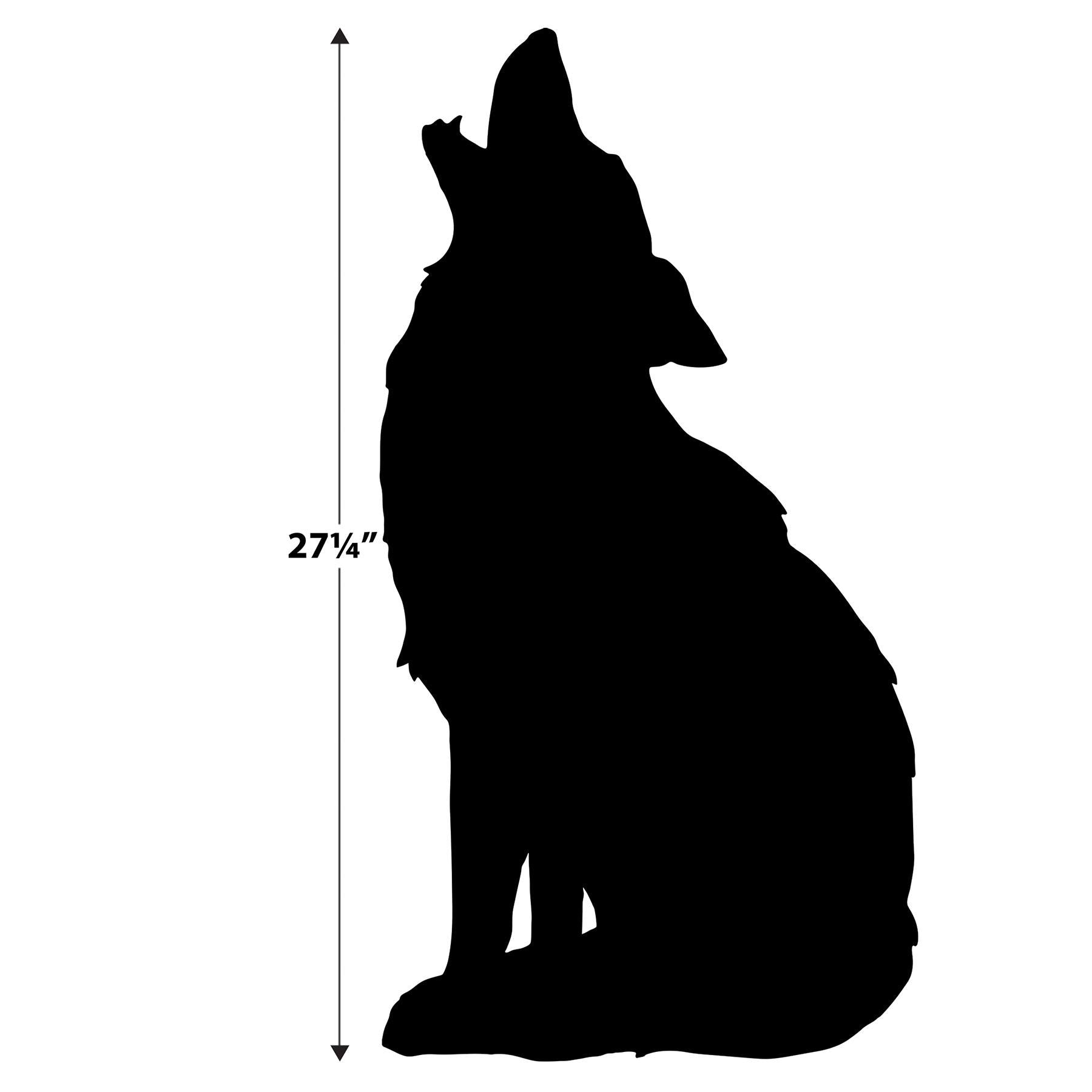 12 Pack Beistle Coyote Party Silhouettes - Western Themed Cutouts for Halloween, Birthday & Cowboy Party Decorations - Perfect for Wall, Window and Photo Booth Backdrops