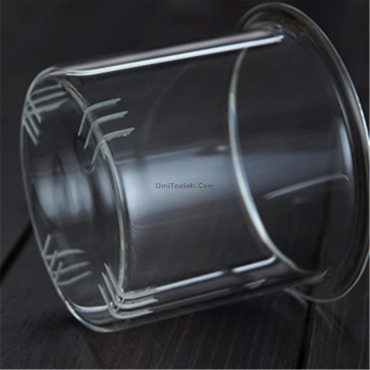 Handmade Bamboo Handle Glass Teapot - Premium Loose Leaf Tea Infuser with Strainer - Perfect for Green Tea, Herbal Tea & Iced Tea Brewing at Home or Office