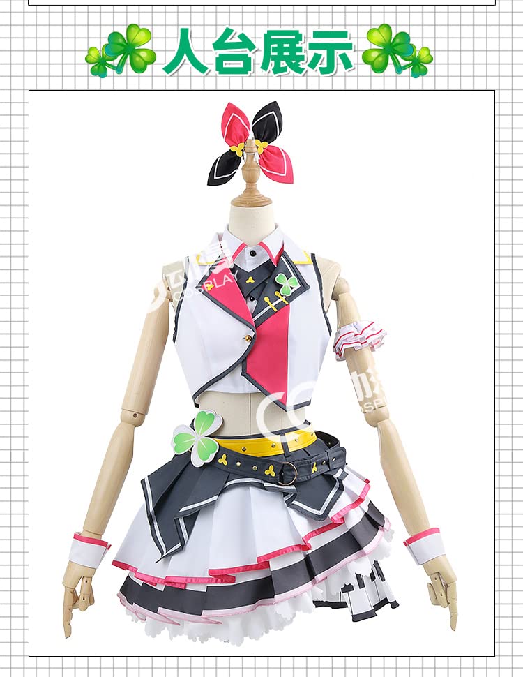 Momoi Airi Cosplay Costume - Anime Character Halloween Costume Dress for Cosplay, Halloween Parties & Conventions - Perfect for Anime Fans, Cosplay Events & Themed Parties
