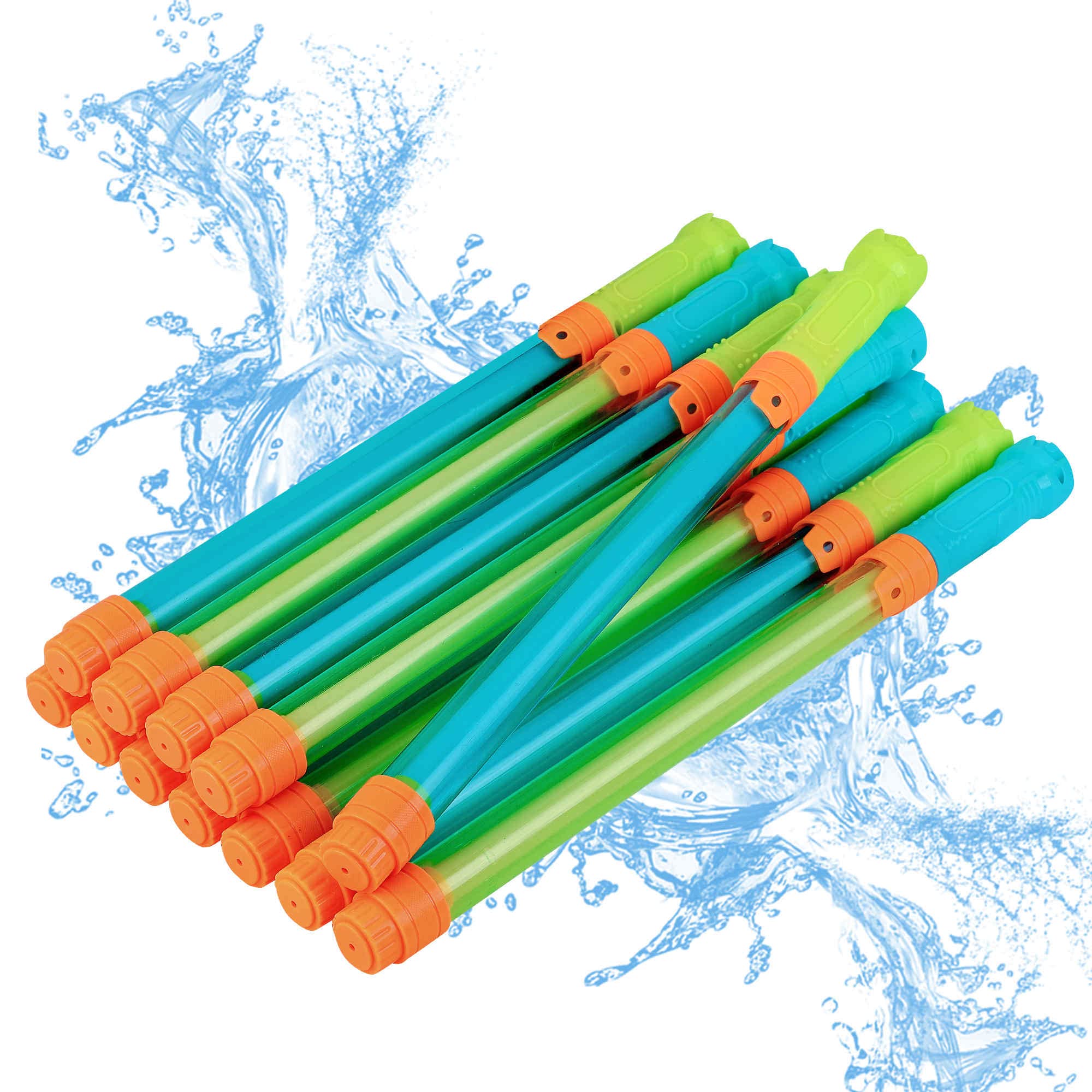 Water Guns for Kids - 12-Pack Pool Toys for Summer Water Fights, Ages 3-8 - Perfect for Pool Parties & Outdoor Play