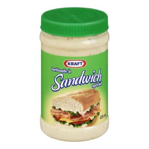 Kraft Sandwich Spread 475ml (16.1 fl oz) - Imported from Canada - Perfect for Sandwiches, Burgers & Picnics
