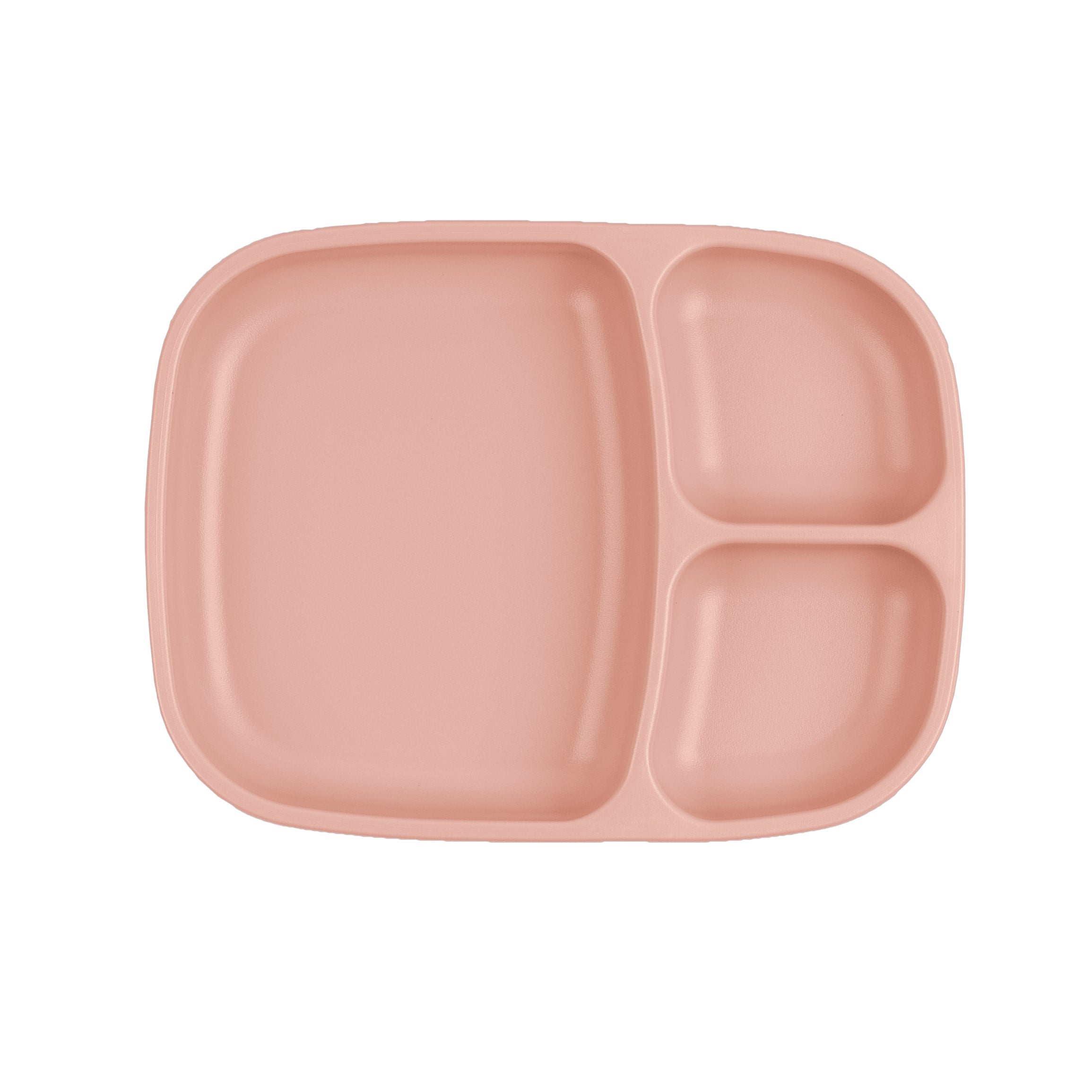 Re Play Divided Plate Large - BPA-Free, Eco-Friendly Kids Dinnerware for Toddlers & Babies - Perfect for Home, School, and Travel Meals