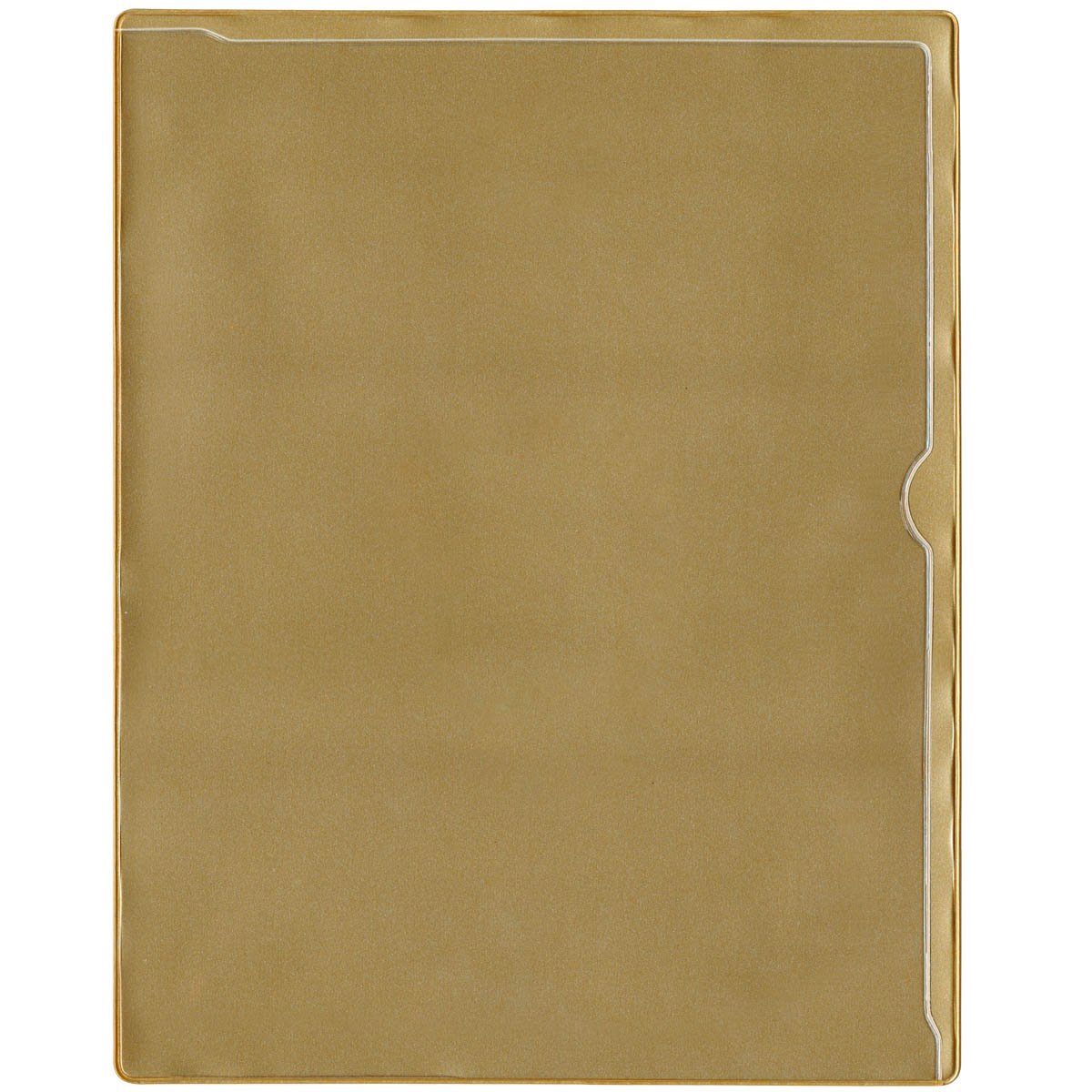 StoreSMART Heavy Duty 25-Pack Gold Plastic Paper Organizers with Clear Front - Perfect for Office Filing, Home Document Storage & School Supplies Organization