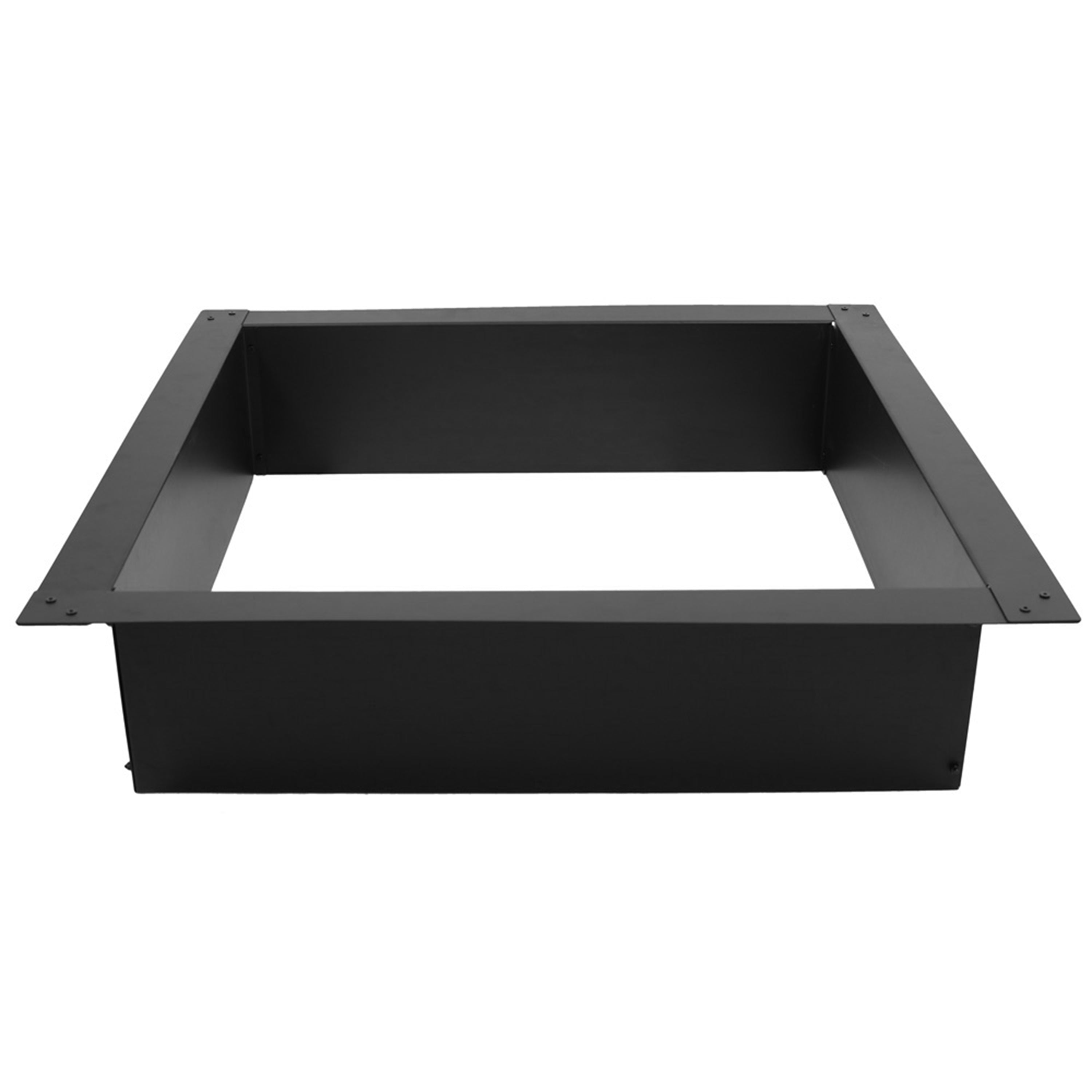 Heavy Duty Steel Square Fire Pit Insert - Durable Outdoor Fire Pit for Backyard, Patio, and Camping - Perfect for Roasting Marshmallows and Warm Gatherings