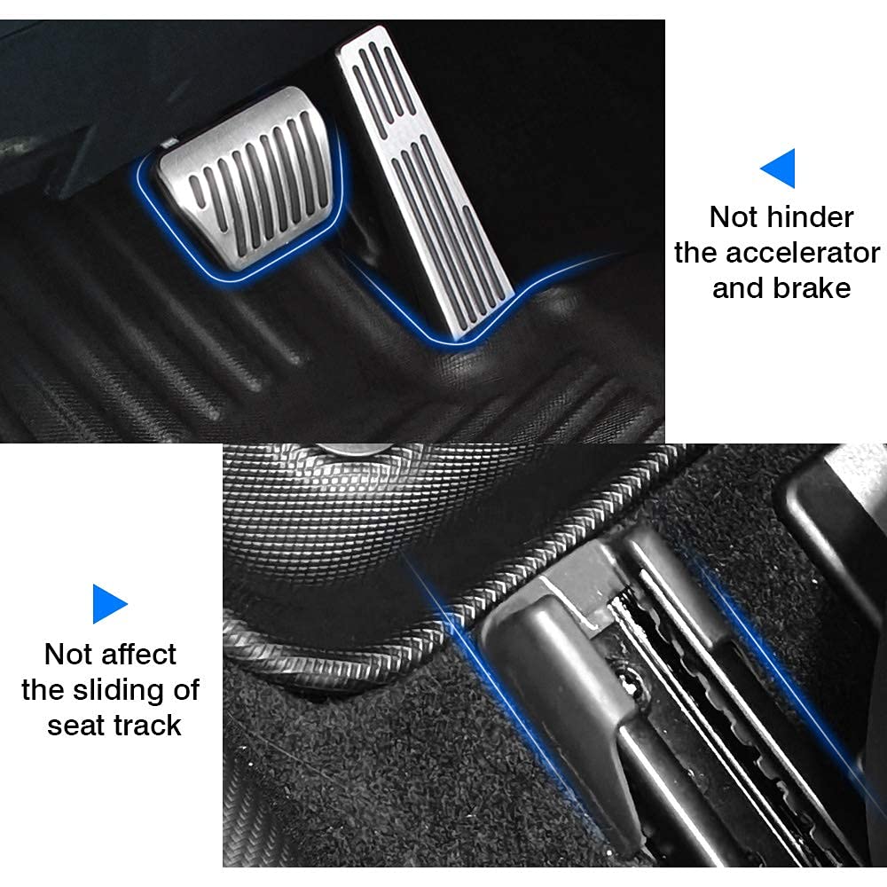 All-Weather Rubber Floor Mats for Ford Explorer 2020-2025 - Heavy Duty Front & Rear 2 Row Car Mats with High Edges | Durable SUV Accessories for Rain, Snow & Mud Protection | Perfect for Daily Commute, Road Trips & Outdoor Adventures