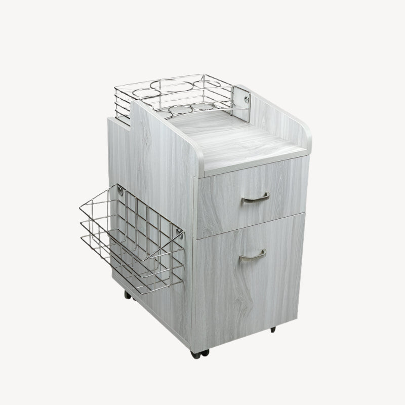 Professional Fiori Omni Pedicure Trolley Cart with Wheels - Portable Nail Salon Equipment for Spa, Beauty Salon & Home Use - Perfect for Manicures, Pedicures & Mobile Nail Services