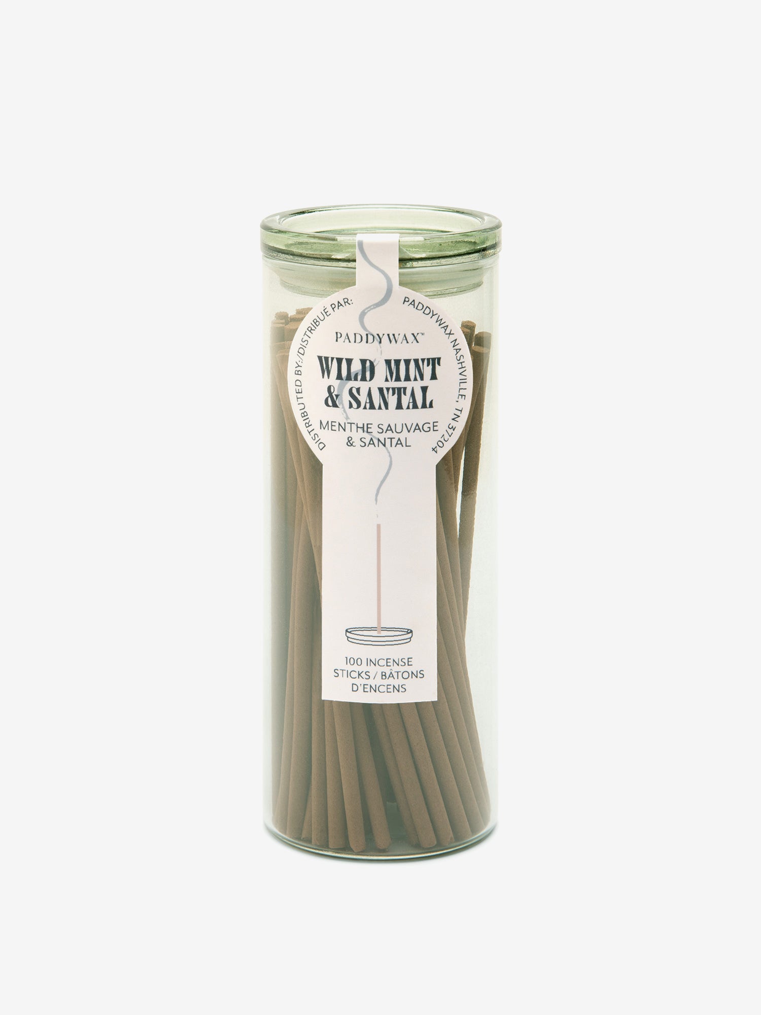 Paddywax Haze Incense - Wild Mint & Sandalwood Aromatherapy Sticks for Relaxation, Meditation & Home Fragrance