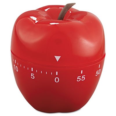 Baumgartens 77042 60-Minute Kitchen Timer - Red - Perfect for Cooking, Baking, and Meal Prep