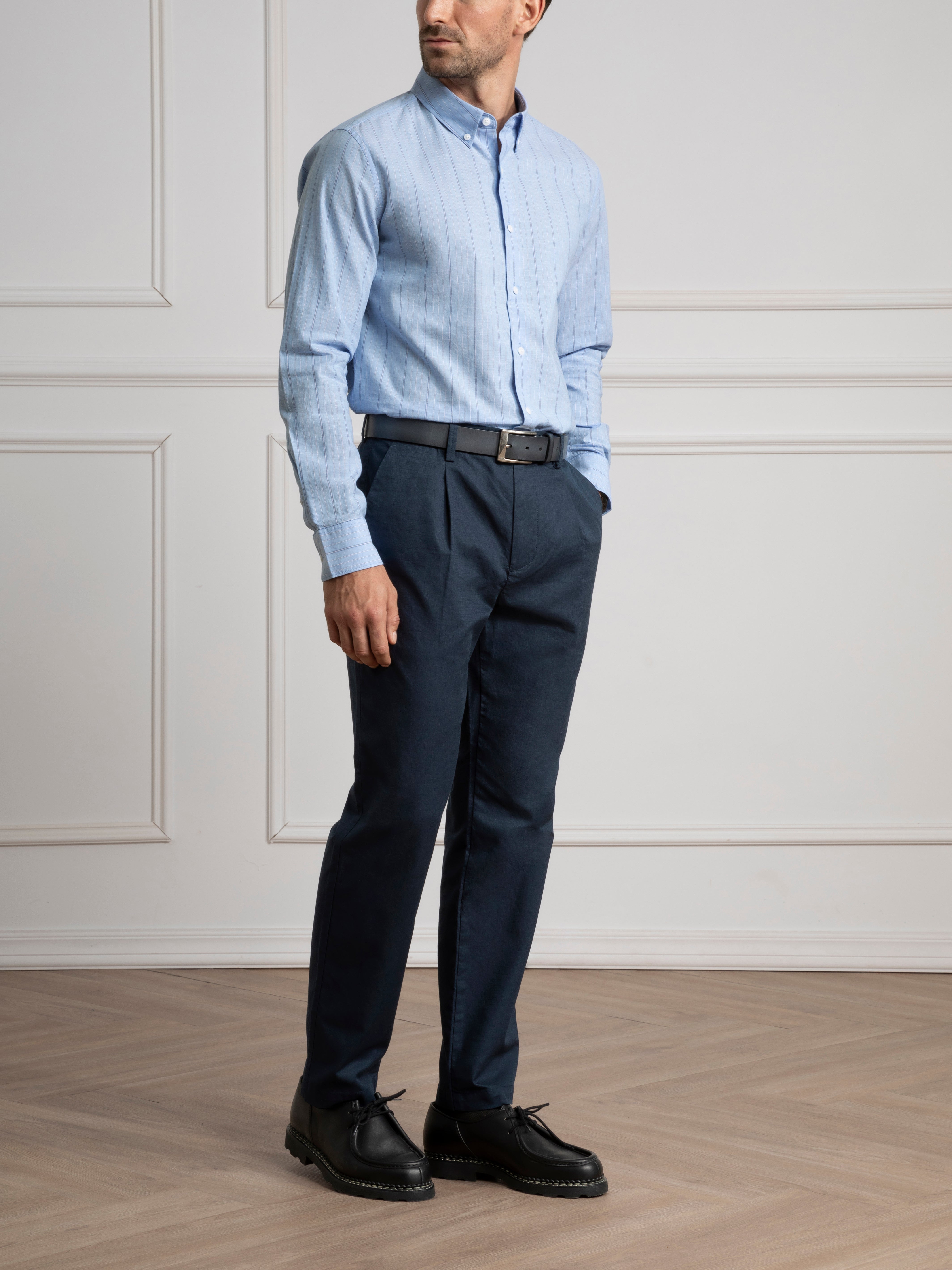 Fulton Striped Shirt for Men & Women | Casual Button Down Shirt with Classic Stripes | Perfect for Office, Date Night & Weekend Outfits
