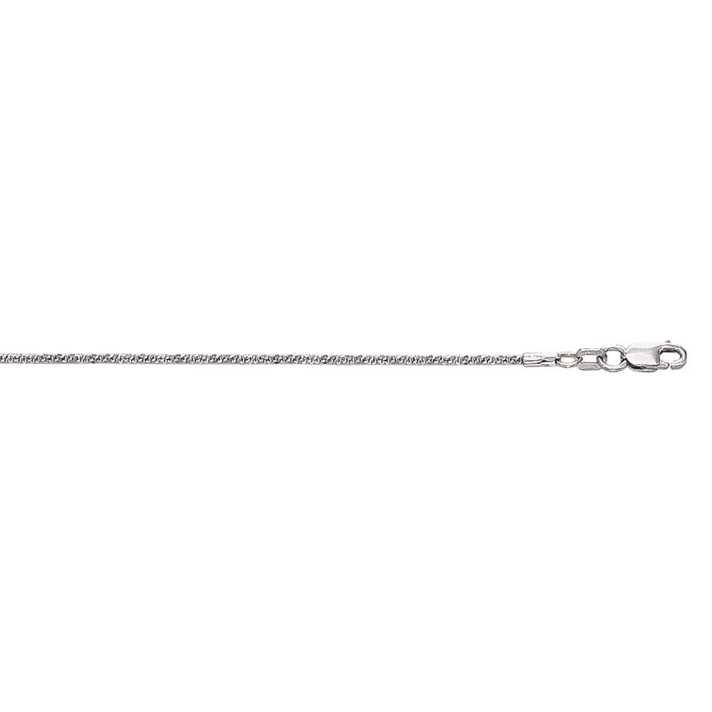 10K Gold 1.5mm Sparkle Chain Necklace for Women - Dainty Layering Jewelry for Everyday Wear & Special Occasions