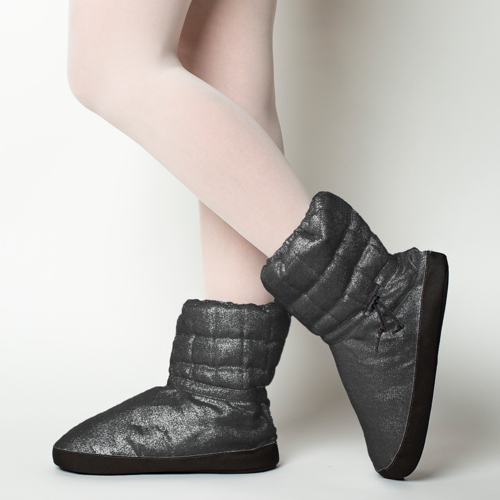 Cozy RP Quilted Warmup Booties for Women - Soft Indoor/Outdoor House Slippers with Non-Slip Sole - Perfect for Winter, Lounging & Relaxing at Home