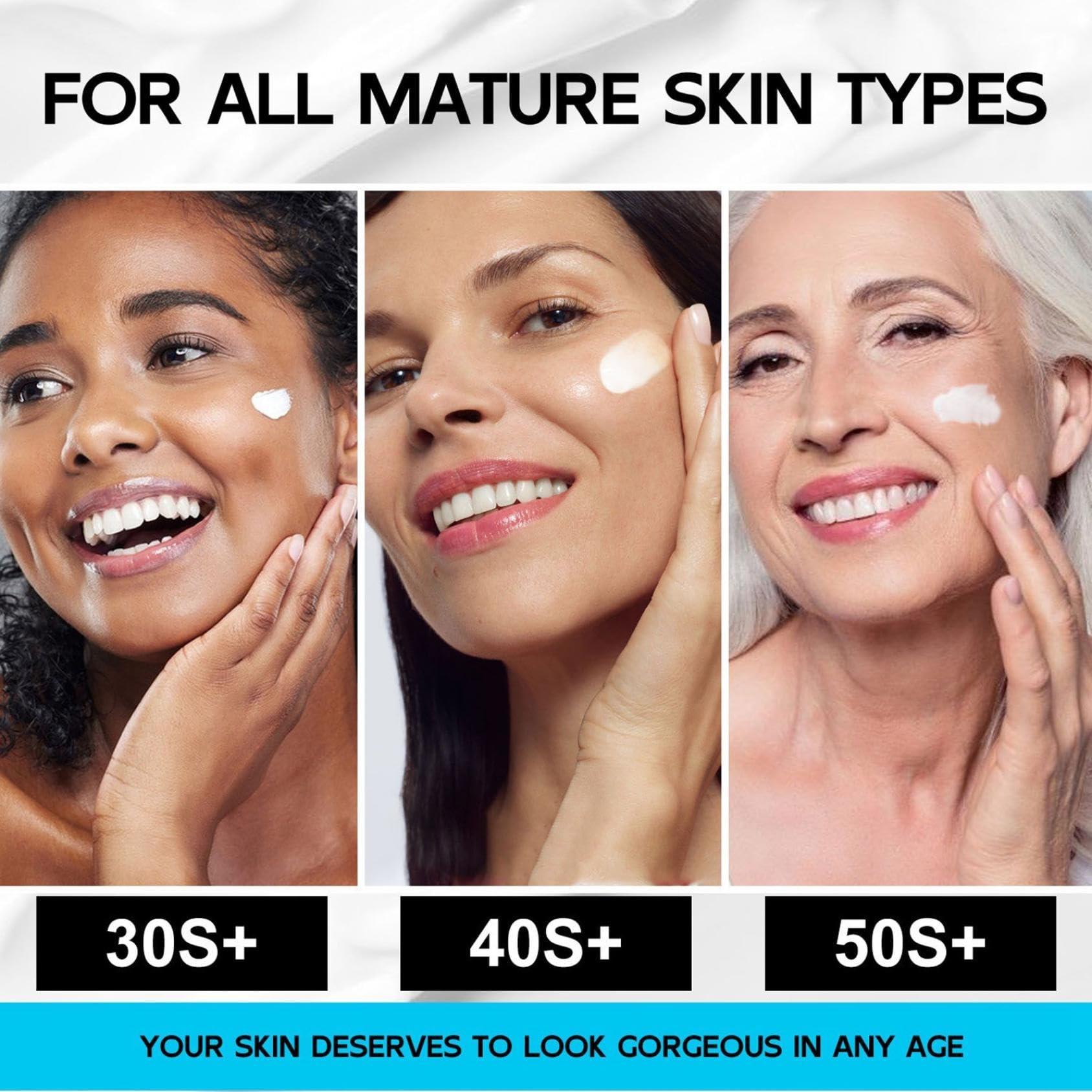Collagen Face Moisturizer for Day & Night Use - Anti-Aging Neck Cream with Lifting & Recovery Benefits - Reduces Wrinkles & Improves Skin Glow - Perfect for Daily Skincare Routine & Nighttime Repair