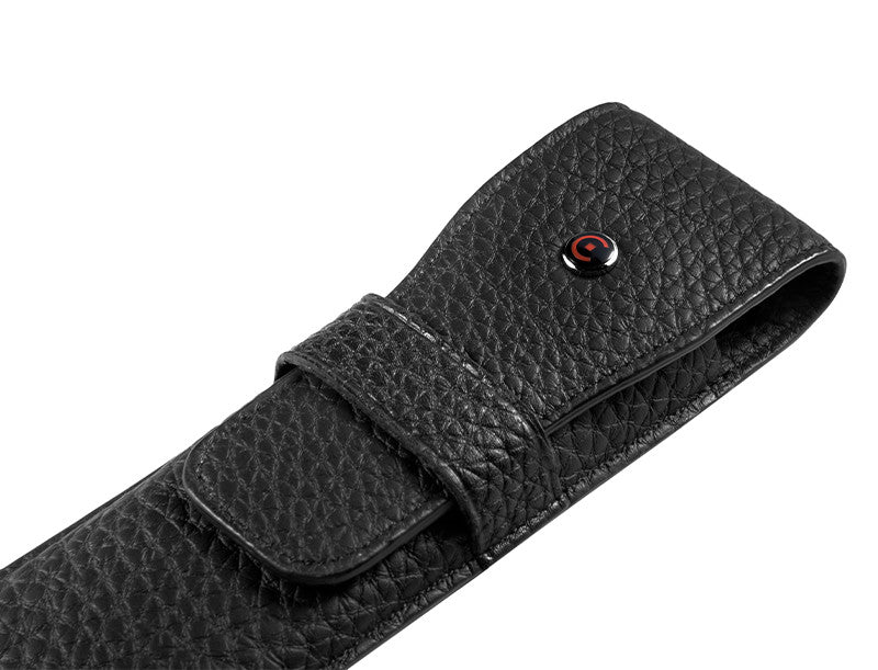 Premium Cleo Skribent Leather Pen Case - Elegant Storage for Fountain Pens, Ballpoints & Stationery - Perfect for Office, School & Gift Giving