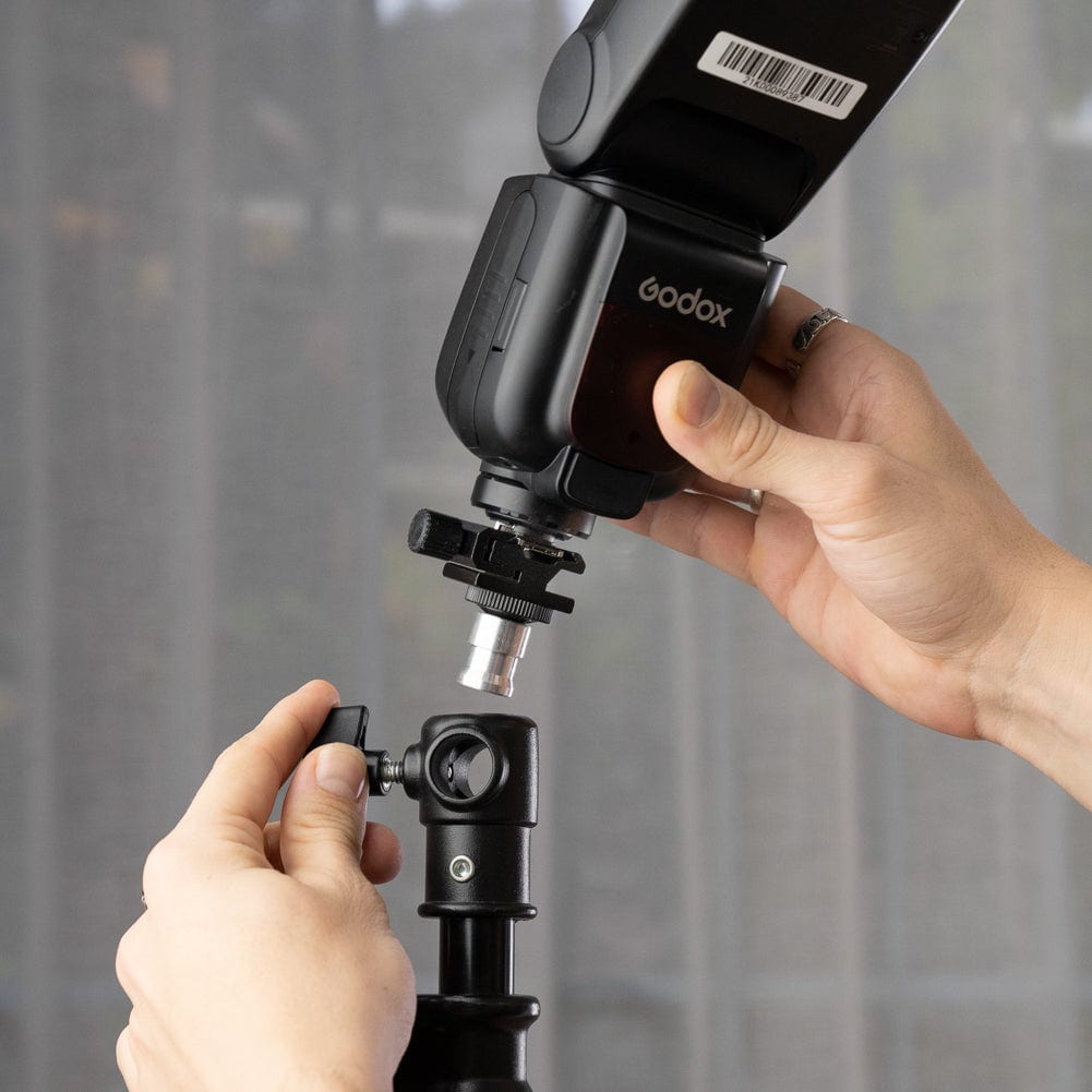 Professional Flash Cold Shoe Mount with 5/8