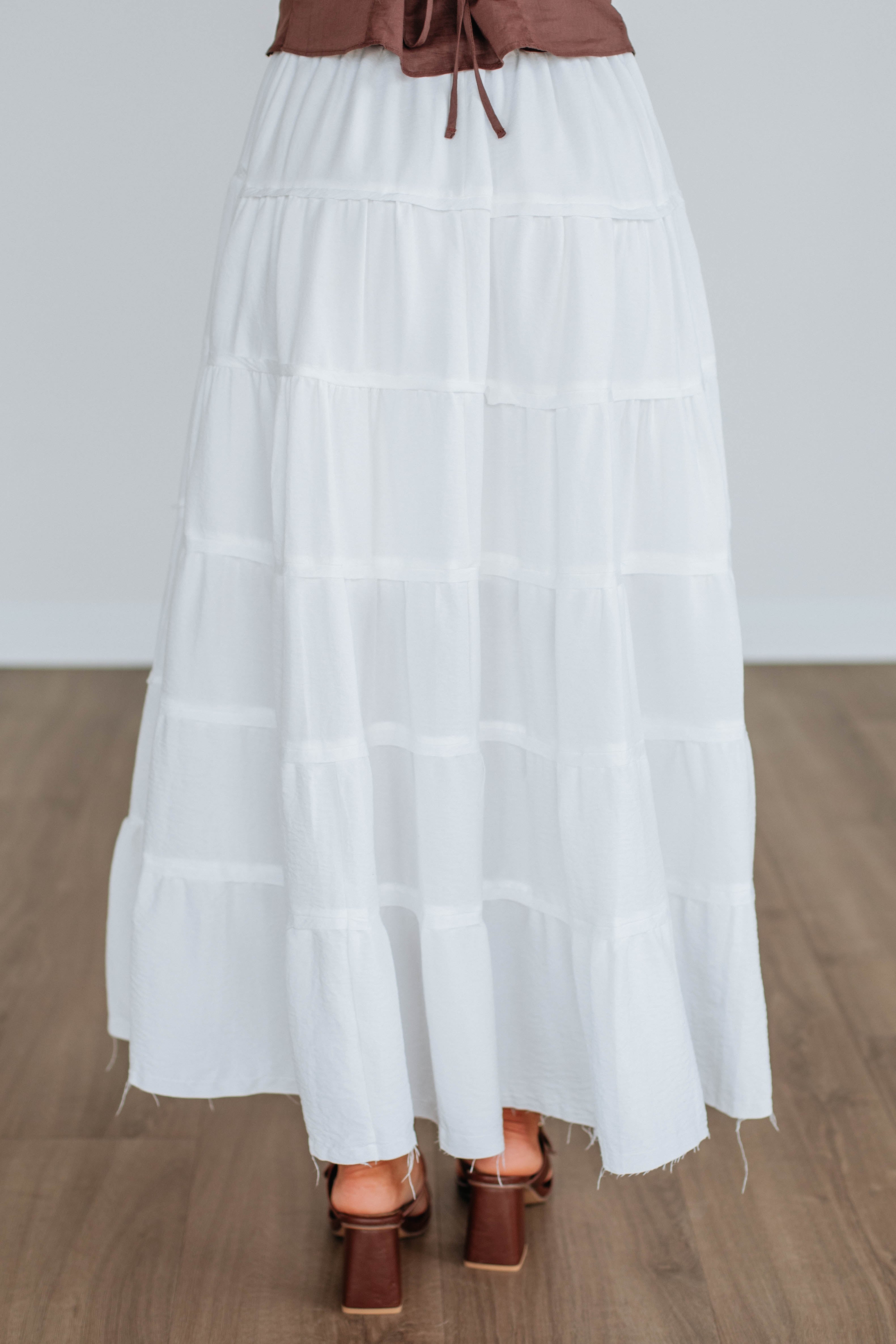 Danique Maxi Skirt for Women - Flowy Long Skirt with Elastic Waist | Perfect for Beach, Vacation & Summer Outfits