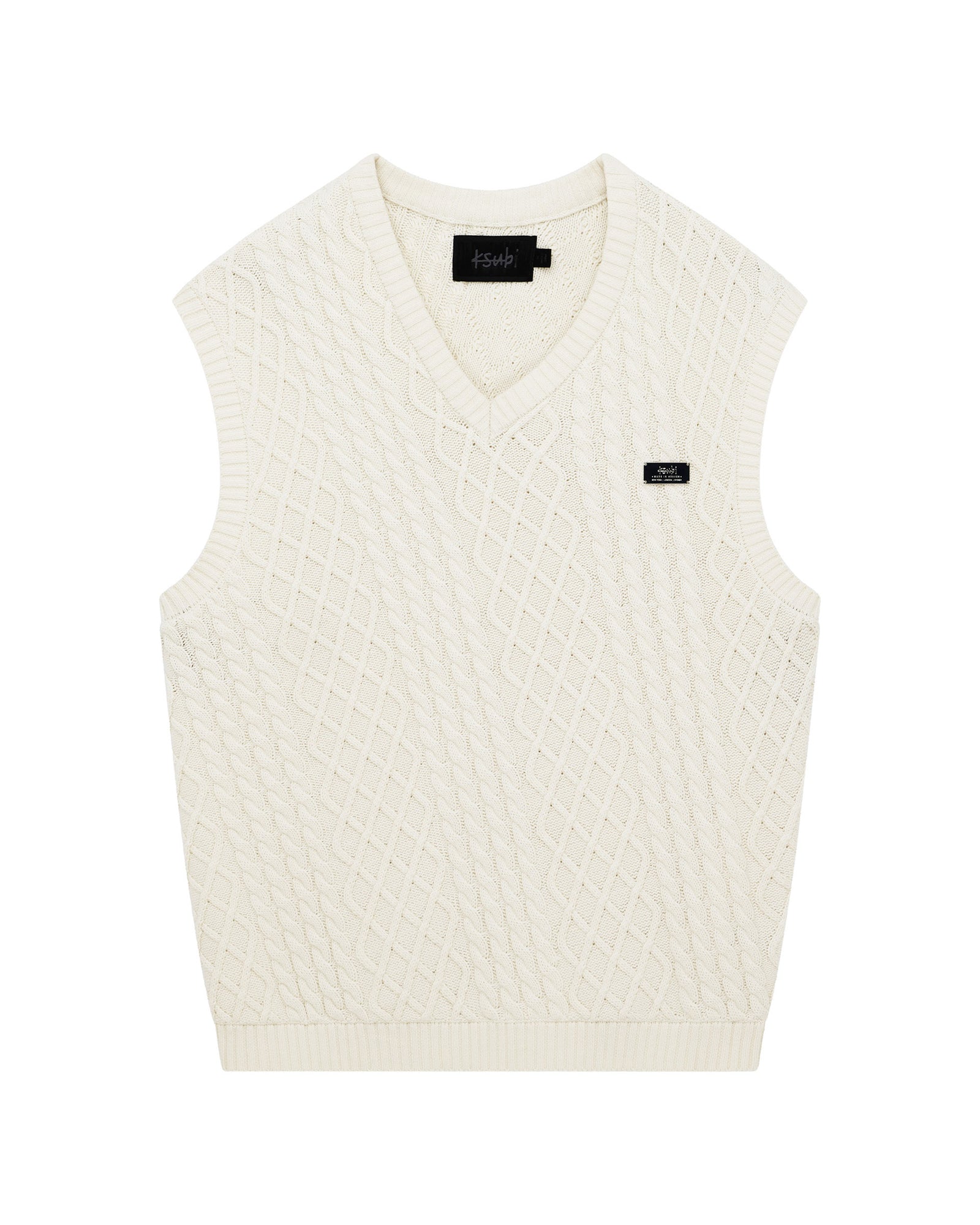Turnable Knit Vest - Vintage White Cardigan for Women | Cozy Winter Layering & Casual Outfits