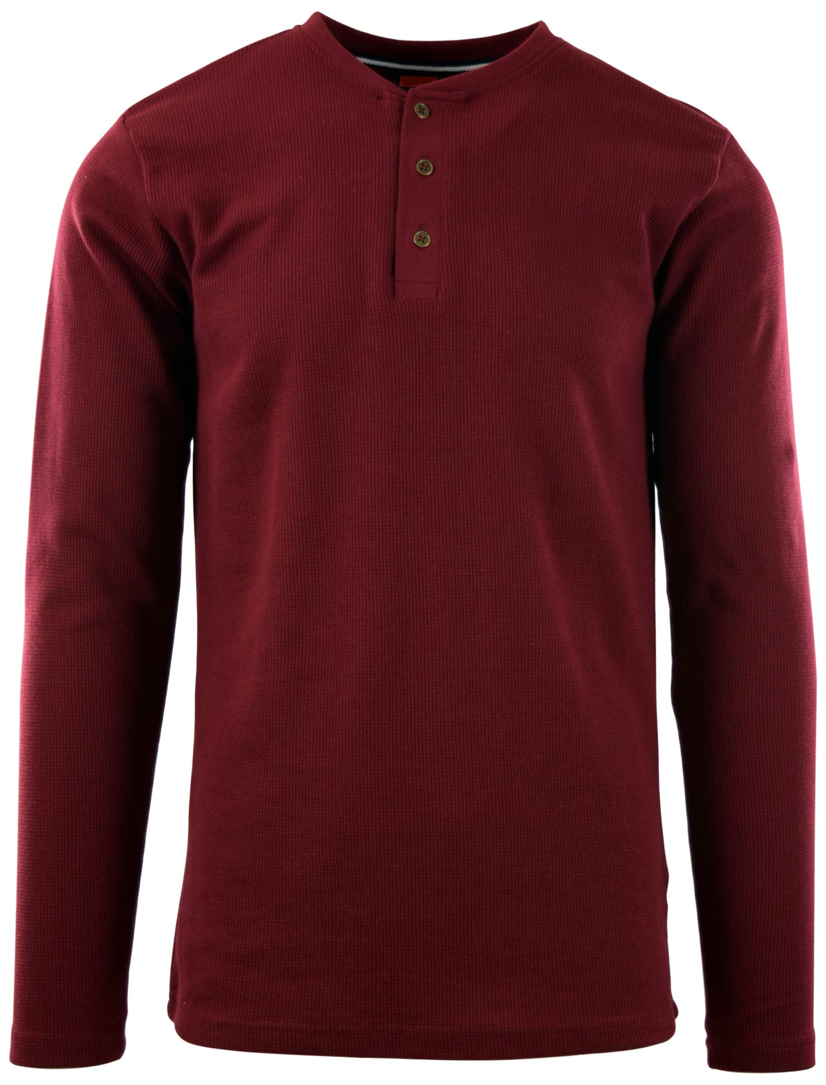 ChoiceApparel Men's Long Sleeve Thermal Waffle Pattern Crew Neck Shirt - Soft Winter Base Layer for Cold Weather (Multiple Colors) - Perfect for Outdoor Activities, Camping & Layering in Fall/Winter