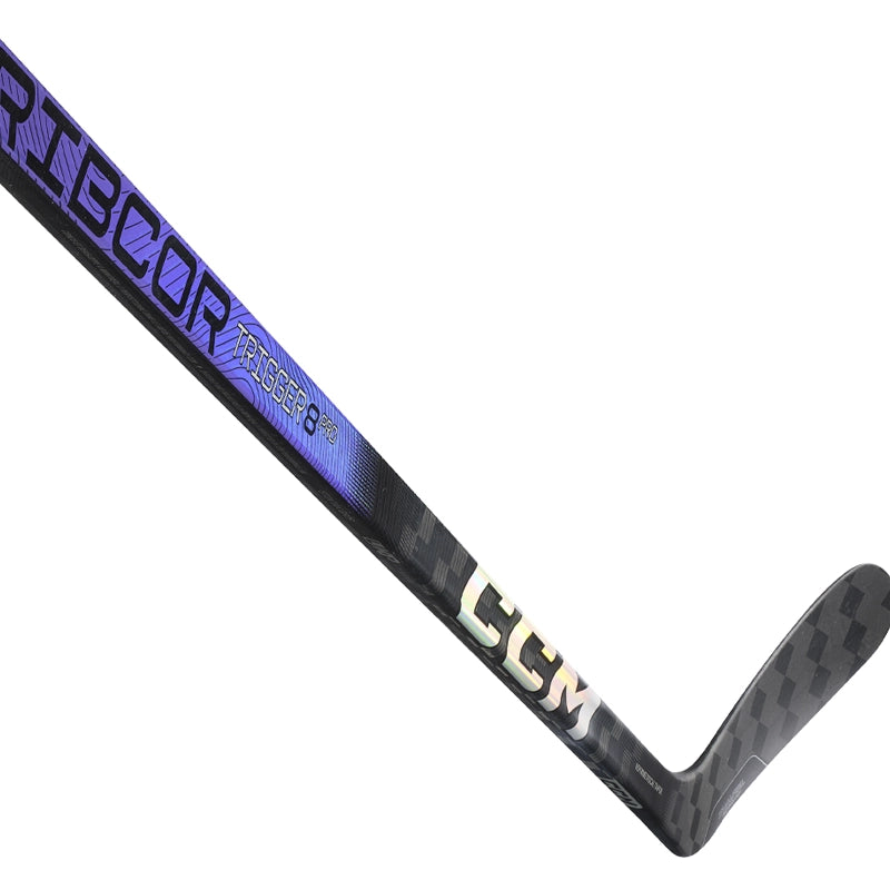 CCM Ribcor Trigger 8 Pro Senior Hockey Stick - One Piece Composite Design for Powerful Shots & Precision Control - Perfect for Competitive Ice Hockey Players & Advanced Training