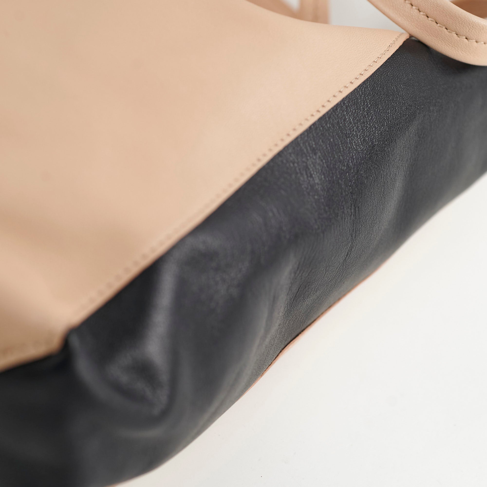 Celine Phantom Two-Toned Tote Bag in Nude & Black - Luxury Leather Handbag for Women, Perfect for Work, Travel & Everyday Use