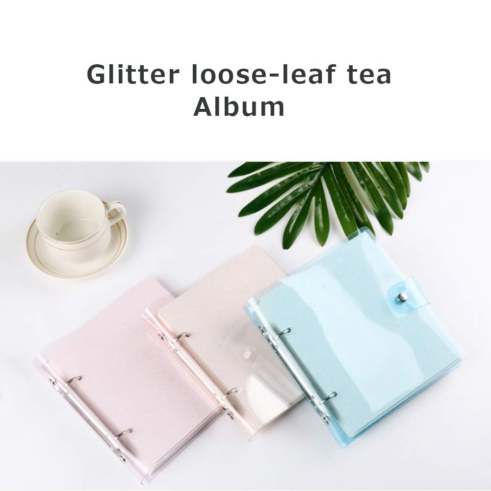 JXE DIY 5 Inch Photo Album with 50 Pockets - Loose-leaf Film Storage for Fuji Instax Wide 300/210 Instant Camera - Perfect for Scrapbooking, Wedding Memories & Travel Photos