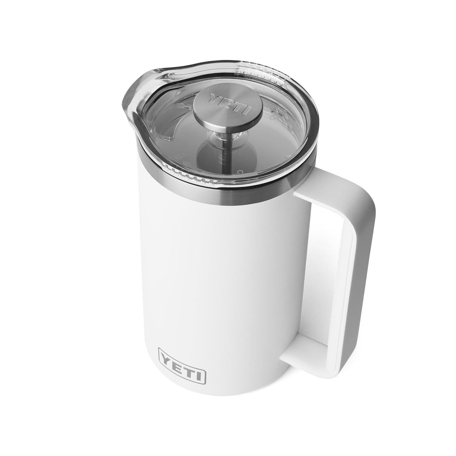 YETI Rambler French Press Coffee Maker with GroundsControl Filter - Insulated Stainless Steel Coffee Press for Camping, Travel & Home Brewing