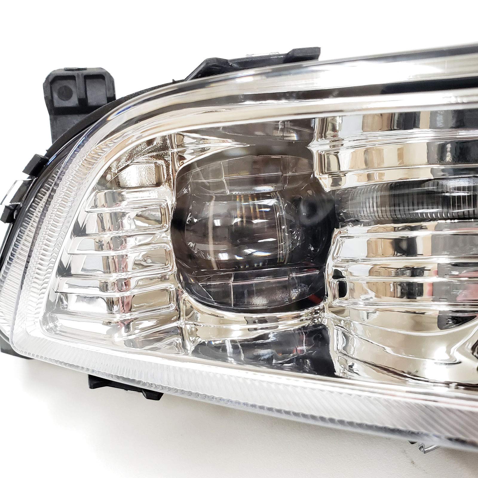 LEDIN Built-in LED Fog Lights for 2017-2018 Ford Fusion - OE Style Clear Lens with Switch, Bezels & Wiring Kit - Perfect for Night Driving & Foggy Conditions