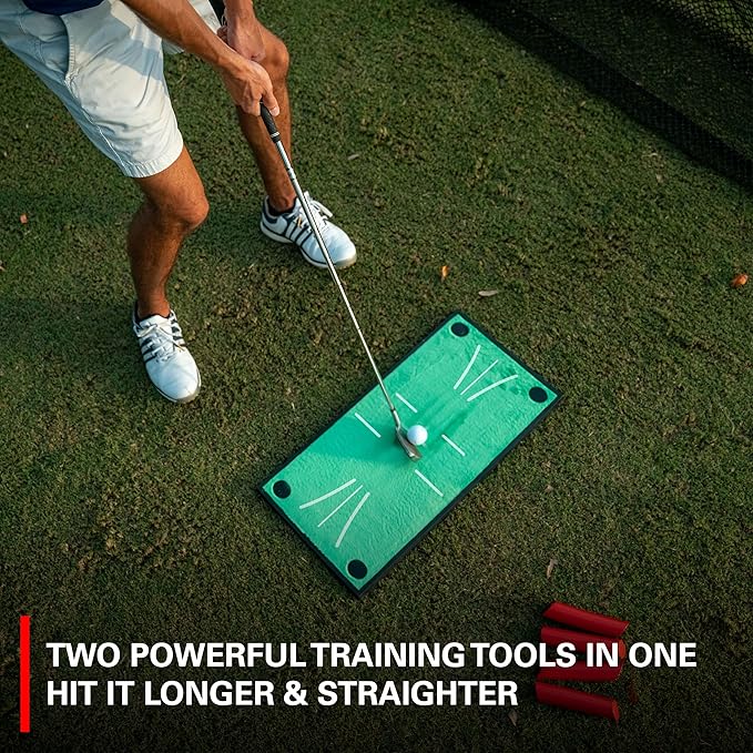Rukket Pathfinder Impact Putting Mat - Premium Golf Training Aid for Indoor & Outdoor Practice | Perfect for Home, Office, or Backyard Putting Drills