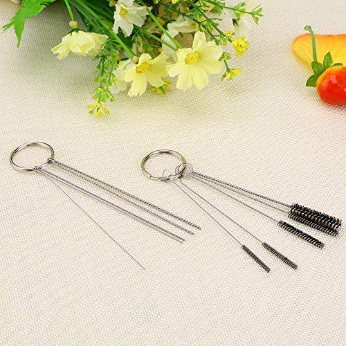 Yosoo 11-Piece Airbrush Cleaning Kit - Stainless Steel Spray Gun Cleaner & Repair Tool Set for Artists, Hobbyists & Makeup Professionals - Perfect for Model Painting, Nail Art & Tattoo Equipment Maintenance