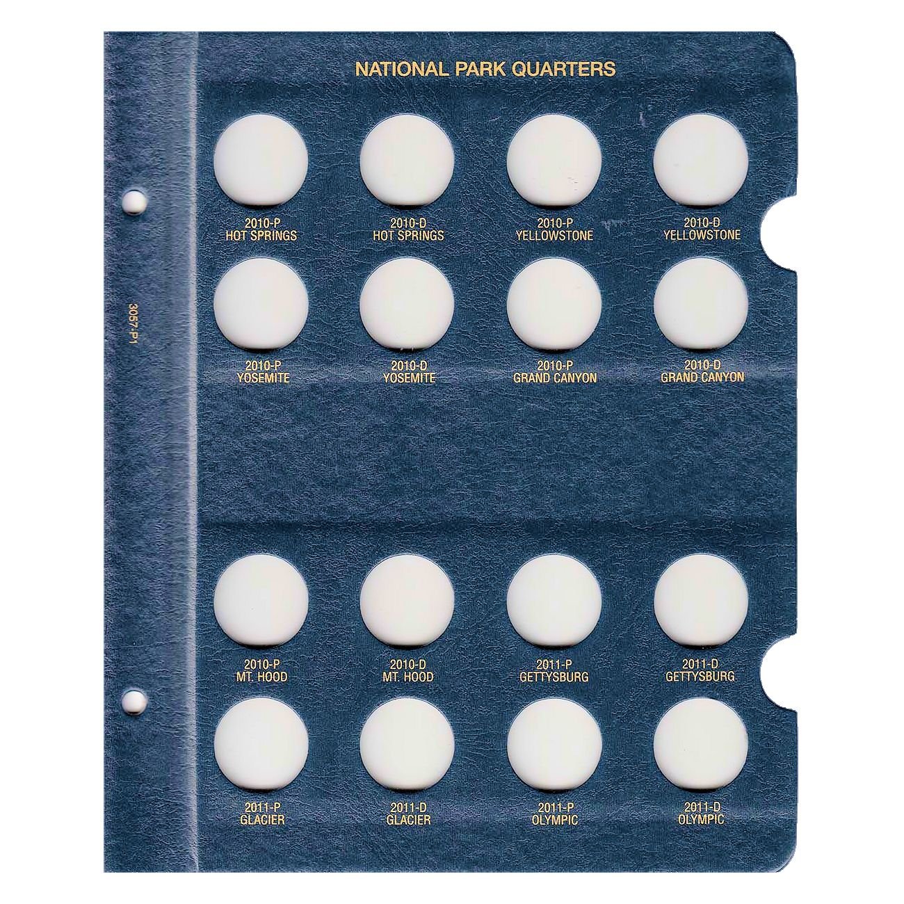 Whitman US National Park Quarters Album 2010-2021 Complete Collection with P & D Mints - Perfect for Coin Collectors, Investors & History Enthusiasts