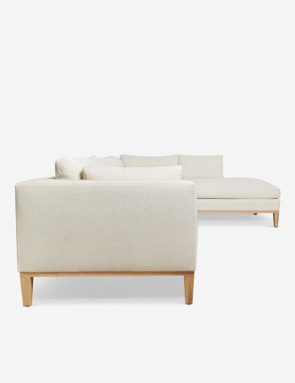 Charleston Sectional Sofa - Modern L-Shaped Couch with Reversible Chaise, Soft Fabric Upholstery for Living Room, Family Room & Home Theater