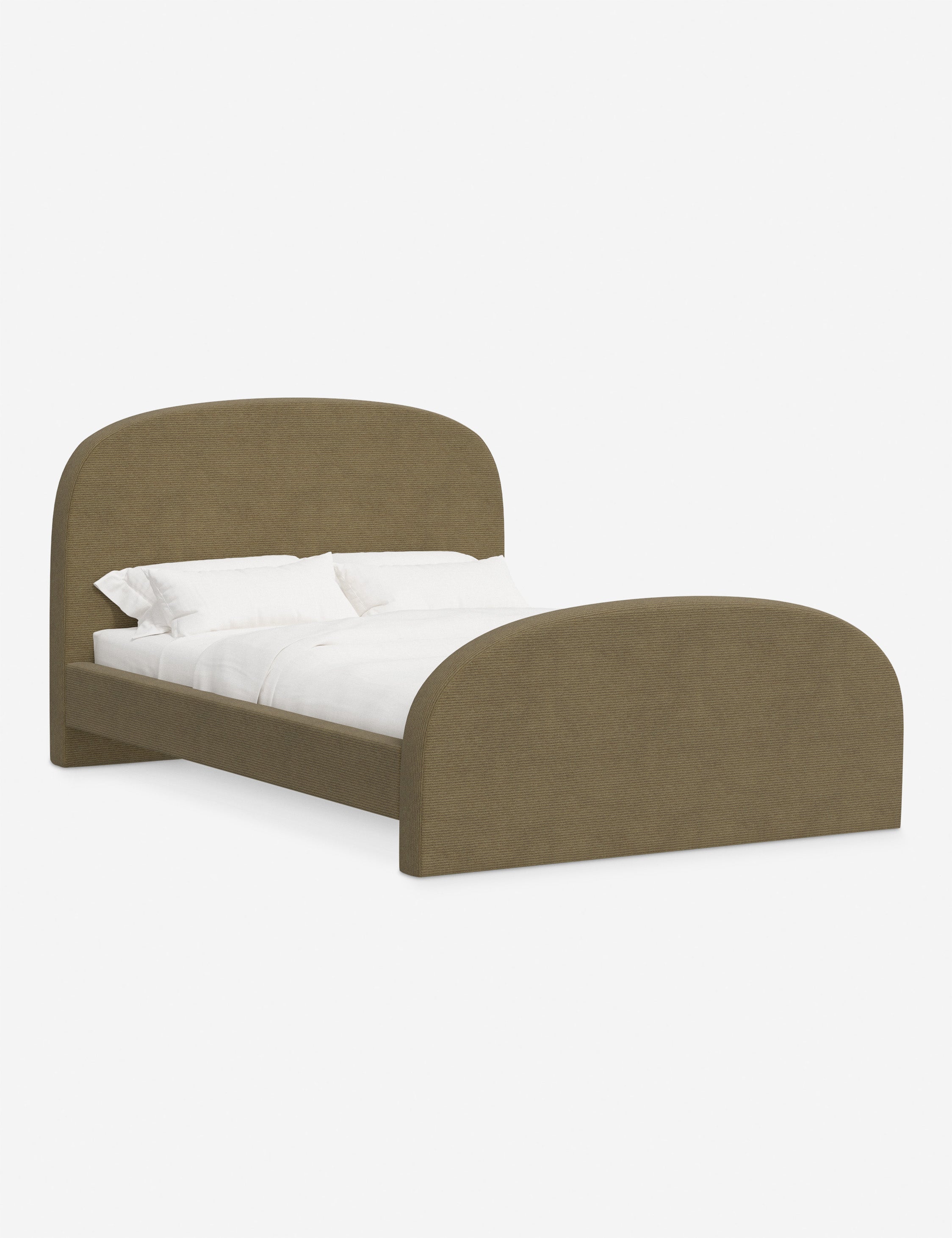 Stylish Bescond Platform Bed Frame - Queen Size Modern Minimalist Bedroom Furniture for Small Spaces | Perfect for Apartments, Dorms & Guest Rooms