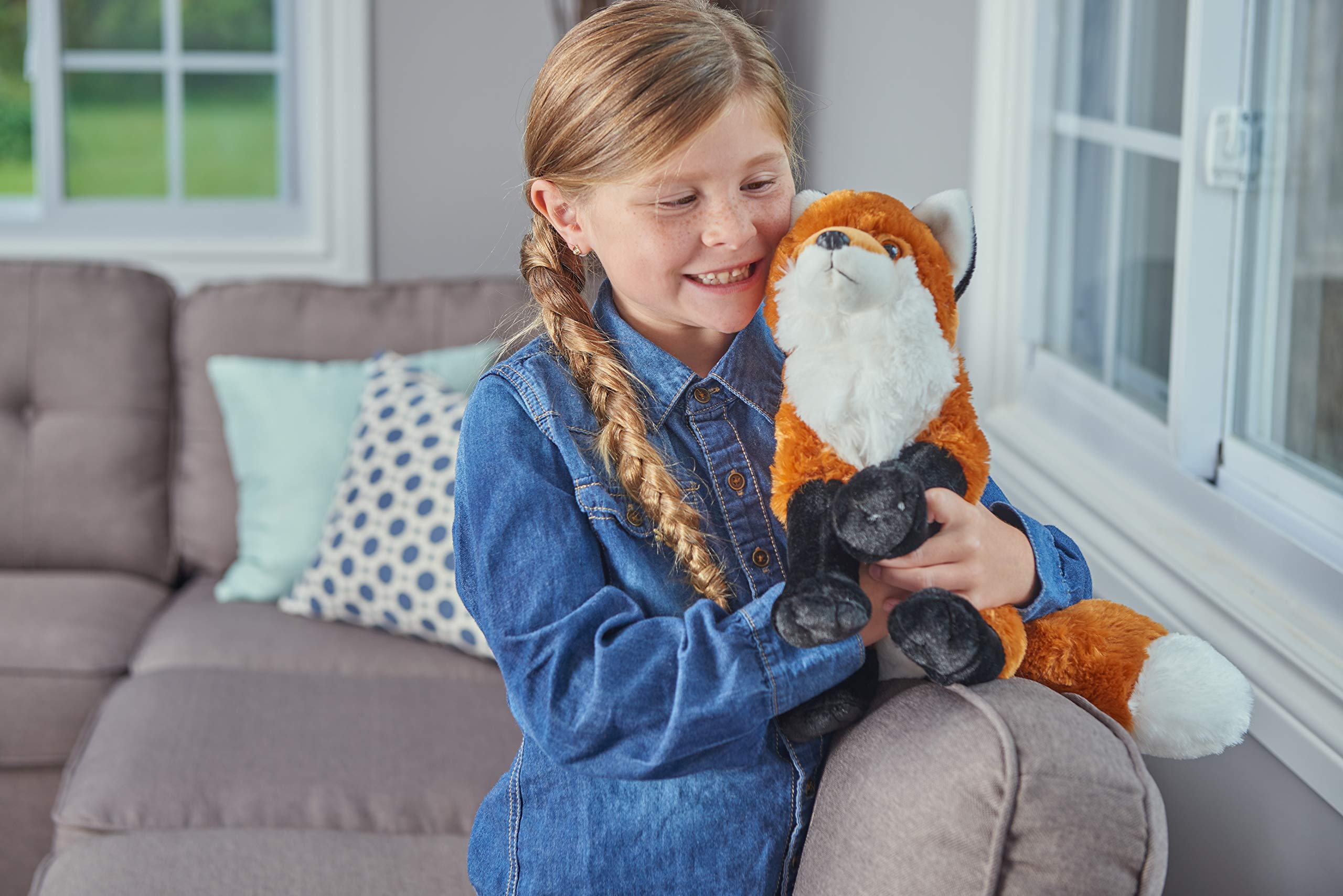 Wild Republic Red Fox Plush Stuffed Animal - 12