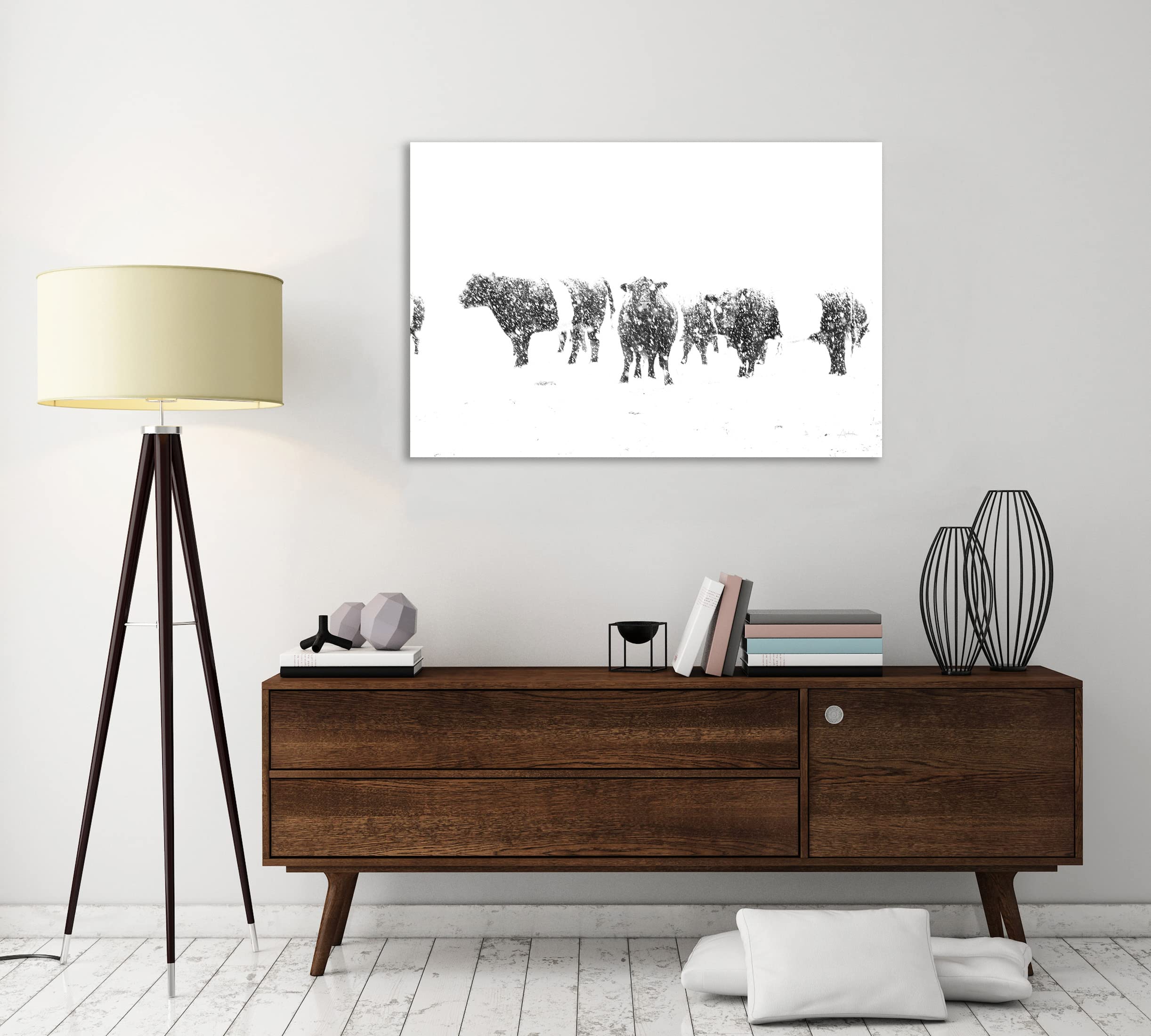 Aledanda Jaxson Rea 'Oreos and Milk II' Gallery Wrapped Canvas Art Print - 36x24 Inches - Modern Home Decor for Living Room, Bedroom & Office