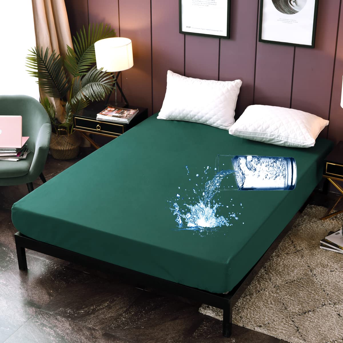 NTBED Waterproof Mattress Protector Cover - Queen Size 14