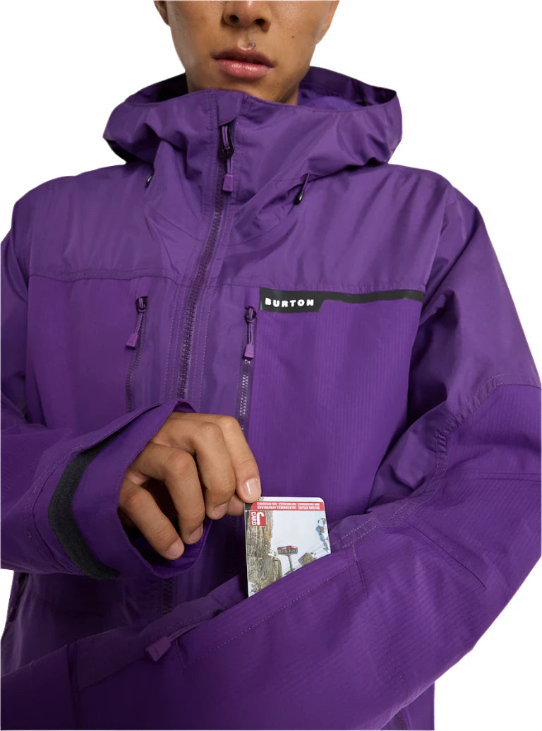 Burton Frostner 2L Waterproof Ski Jacket for Men & Women - 2025 Winter Snowboarding & Outdoor Adventure Gear