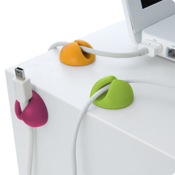 Bluelounge Cabledrop Mini - Cable Management Organizer for Desk & Home Office - Keep Wires Tidy Under Desk, Behind TV, or in Workspace