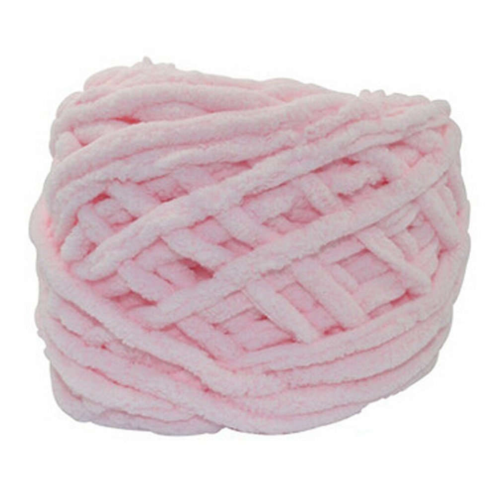 Soft Chunky Blanket Yarn - 4 Skeins for Knitting & Crocheting Cozy Scarves, Slippers, and Home Decor - Premium Pink Yarn for DIY Crafts & Gift Making