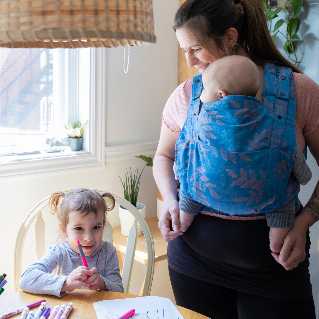 Meh Dai Baby Carrier | 3-in-1 Convertible Wrap Sling & Backpack | Stylish Patterns for Hands-Free Parenting - Perfect for Hiking, Shopping & Travel