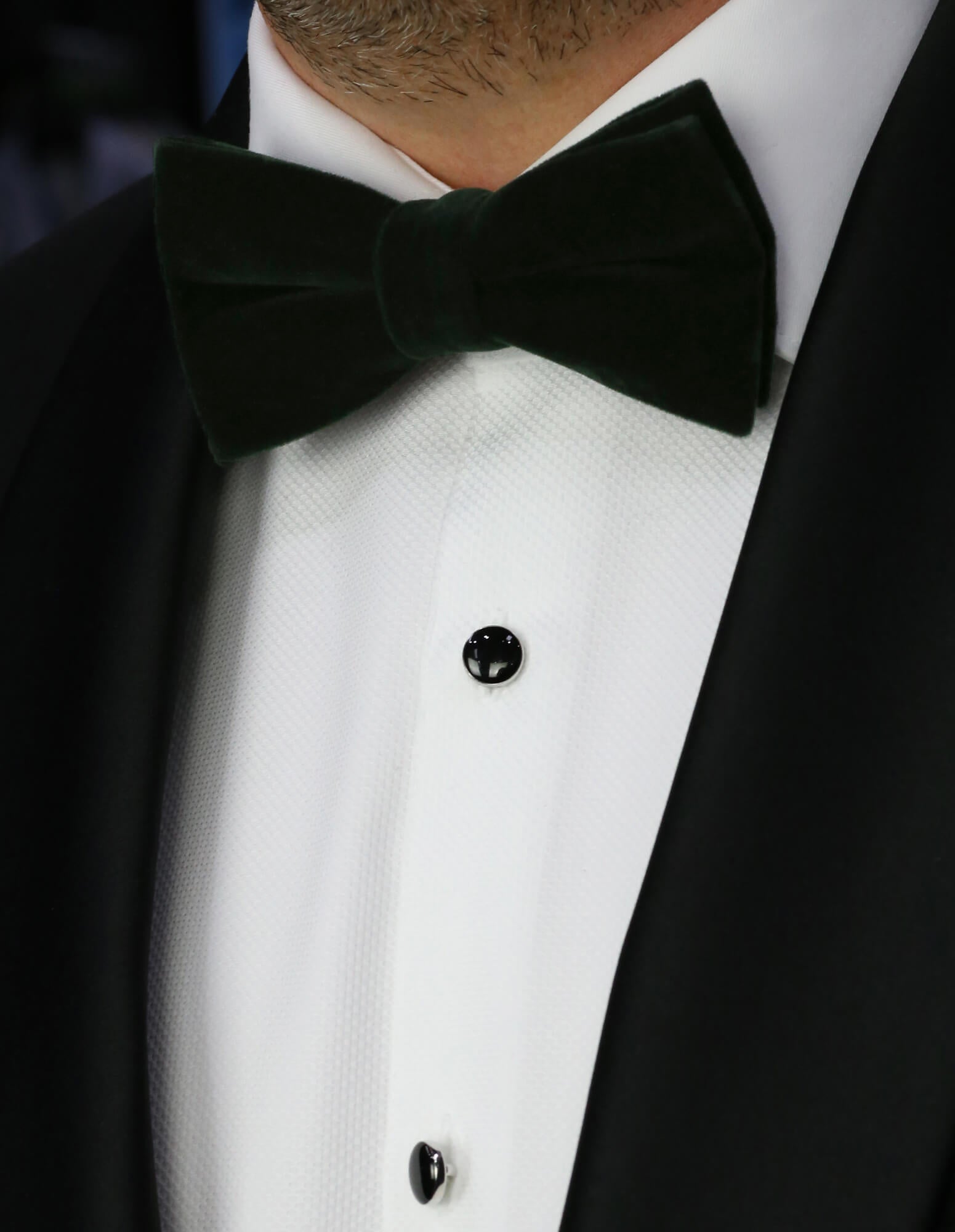 DÉCLIC Velvet Club Bow Tie for Men - Elegant Green Satin Necktie for Weddings, Prom & Formal Events