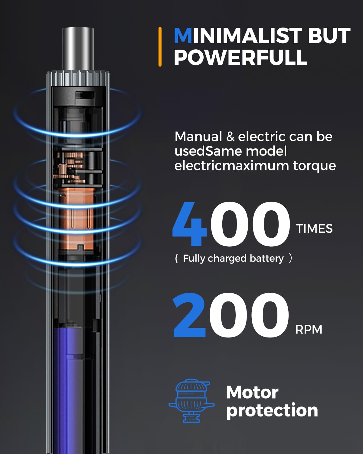 LIFEGOO 58-in-1 Mini Electric Screwdriver Set with 50 Magnetic Bits & Digital Display - Precision Repair Tool Kit for Electronics, Phones, Cameras, Laptops, Watches - Perfect for DIY Home Repairs & Professional Technicians