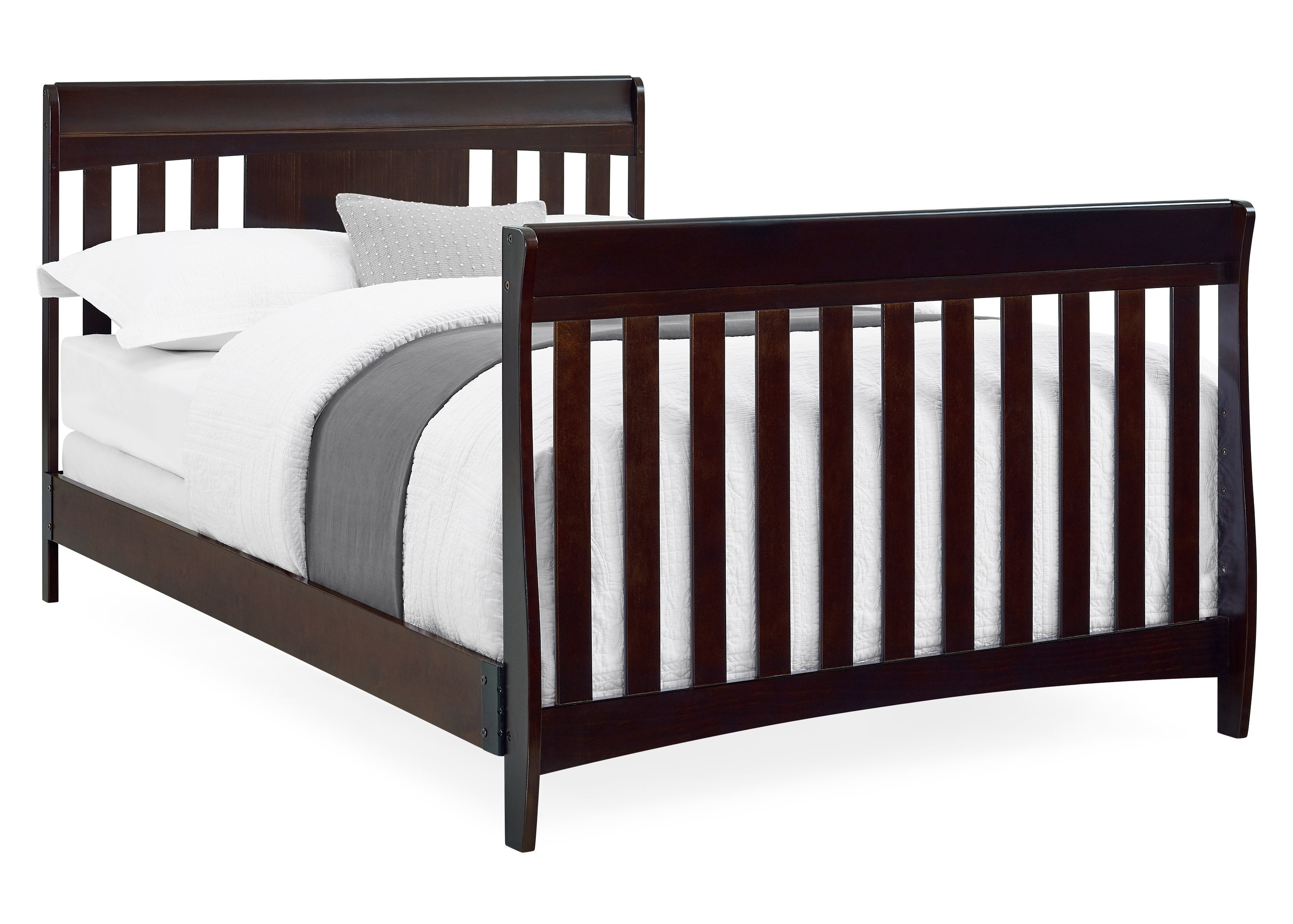 Richmond 6-in-1 Convertible Baby Crib - Toddler Bed & Daybed with Adjustable Height, White Nursery Furniture for Newborn to Teen - Perfect for Small Spaces & Modern Nurseries
