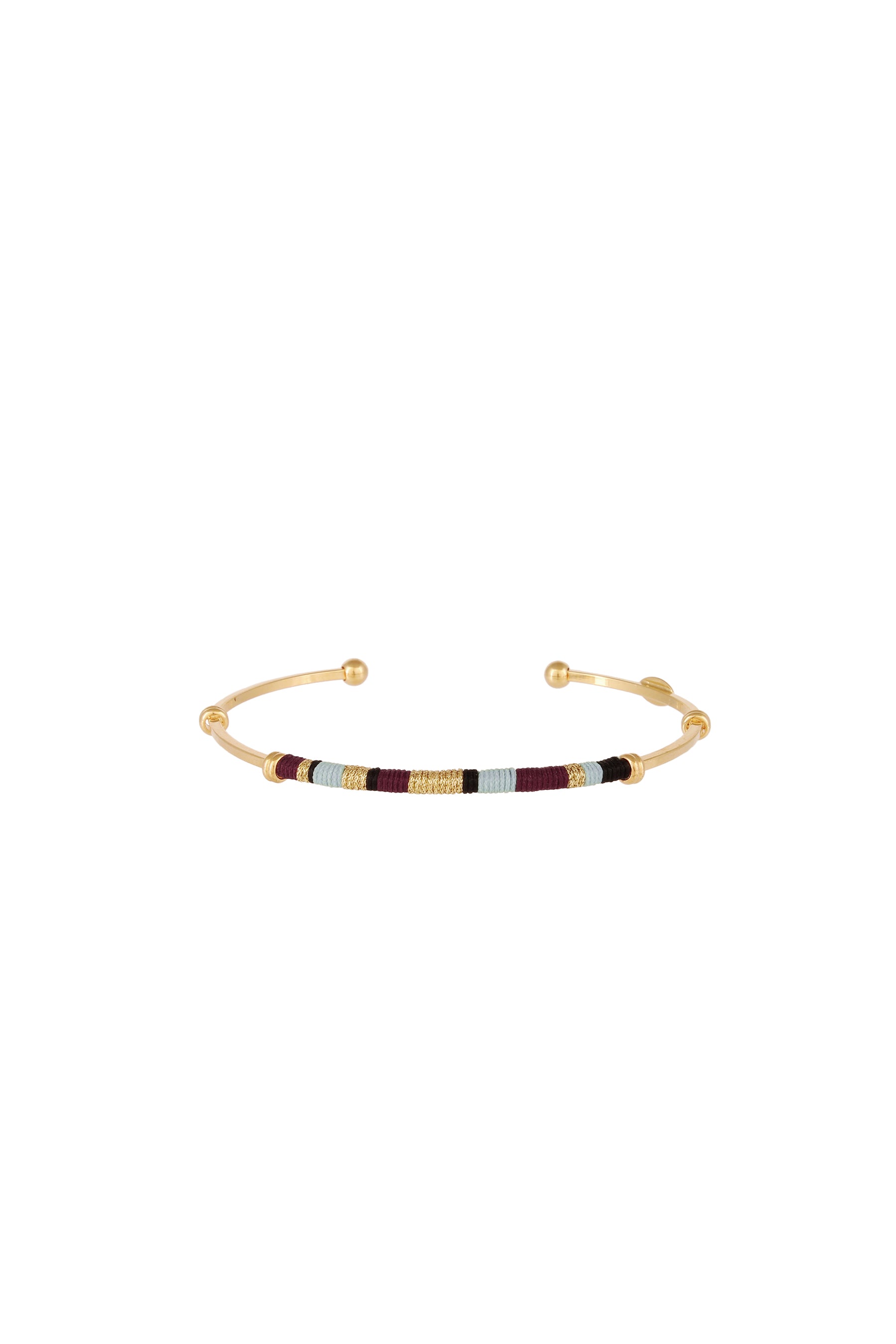 Gas Bijoux Zanzib Multi-Colored Beaded Bracelet - Elegant Boho Jewelry for Women, Perfect for Beach Vacations & Summer Outfits