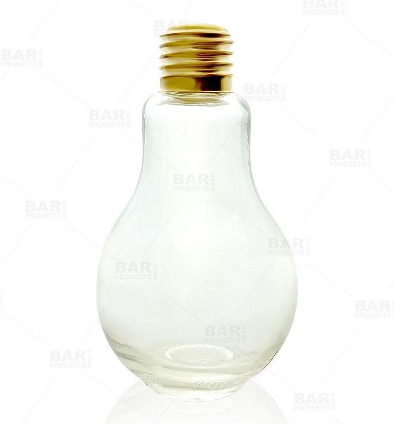 BarConic® 8 oz Light Bulb Cocktail Glass - Unique Whiskey Drinking Cup for Cocktails, Bourbon & Scotch - Perfect for Parties, Bars & Home Entertaining
