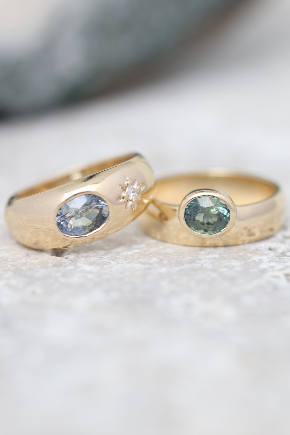 14K Yellow Gold Gypsy Band Ring for Women - Vintage Style Wedding Band, Stackable Ring, Anniversary Gift - Perfect for Bridal Jewelry, Boho Fashion & Everyday Wear