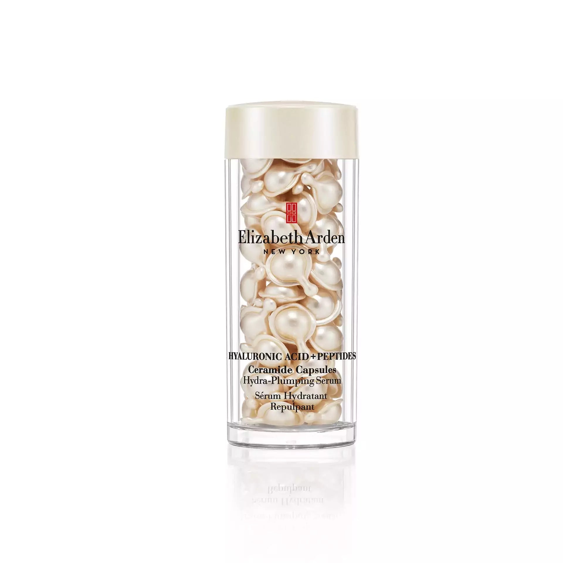 Hydra Plumping Serum with Hyaluronic Acid, Peptides & Ceramide Capsules for Deep Hydration - Perfect for Dry Skin & Anti-Aging Skincare Routine