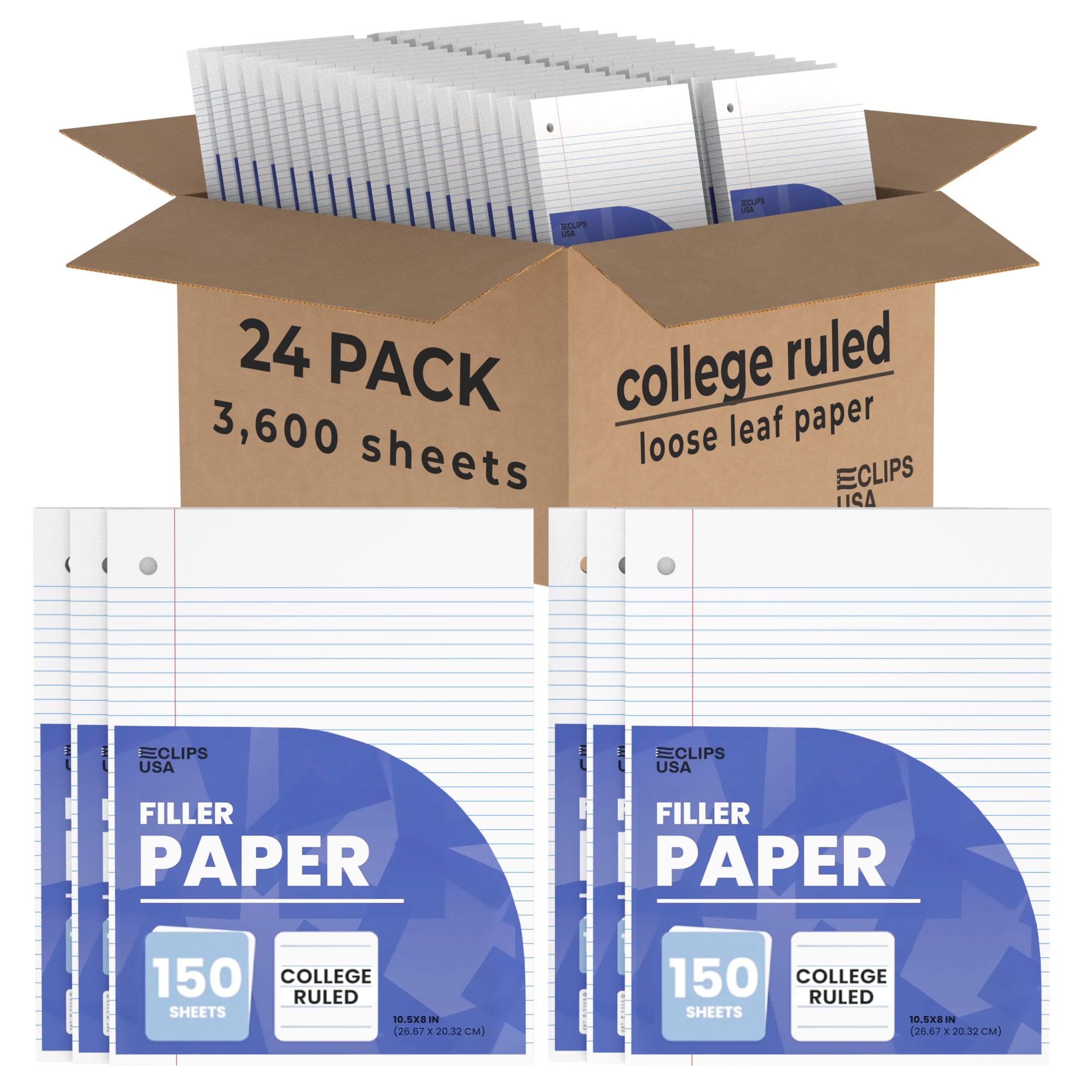 Premium College Ruled Notebook Paper - 10.5