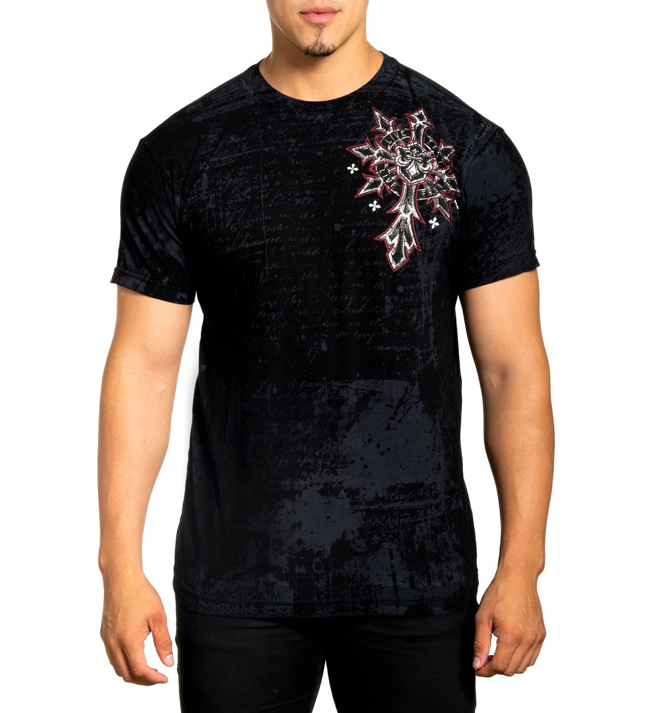 Affliction Men's Core Classic T-Shirts | Premium Cotton Graphic Tees for Casual Wear & Street Style | Gym, Outdoors, Everyday Fashion